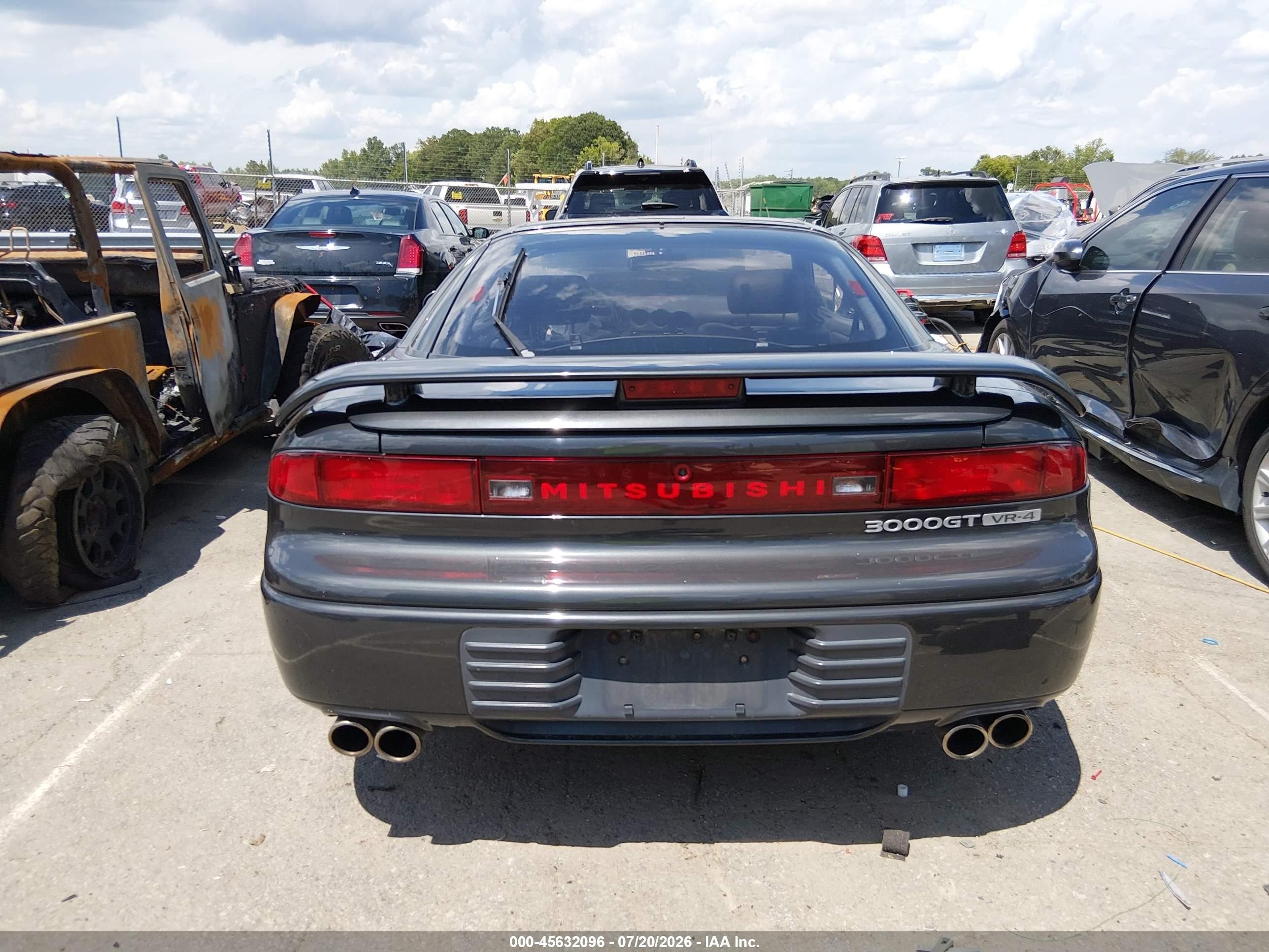 1993 Mitsubishi 3000 Gt Vr4 Gray vin: JA3BN74K6PY030192
