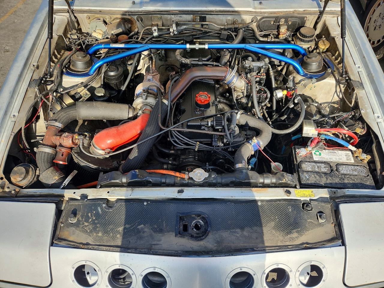 1987 Mitsubishi Starion Silver vin: JA3CC54N1HZ031447