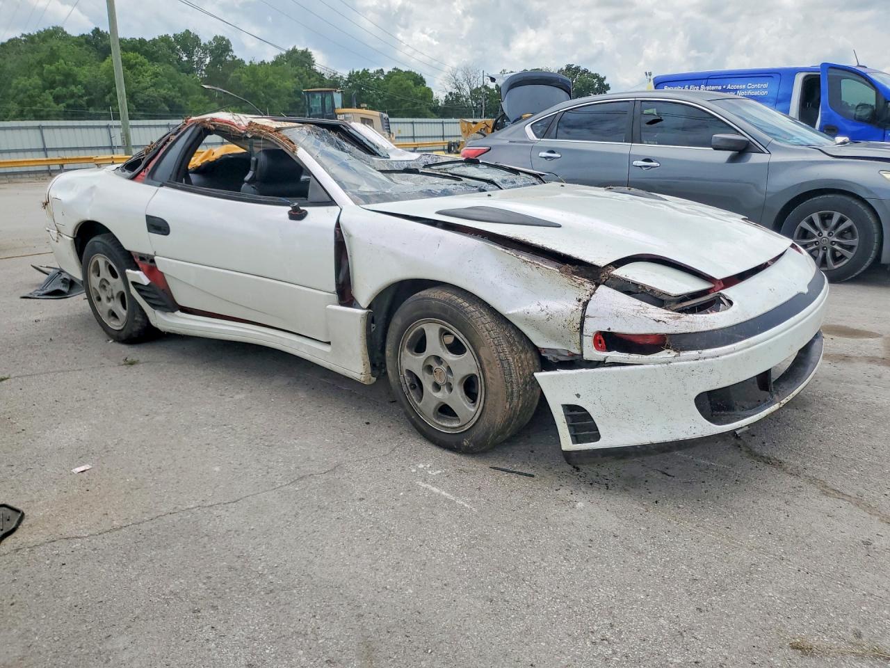 1991 Mitsubishi 3000 Gt White vin: JA3XD54B5MY027177