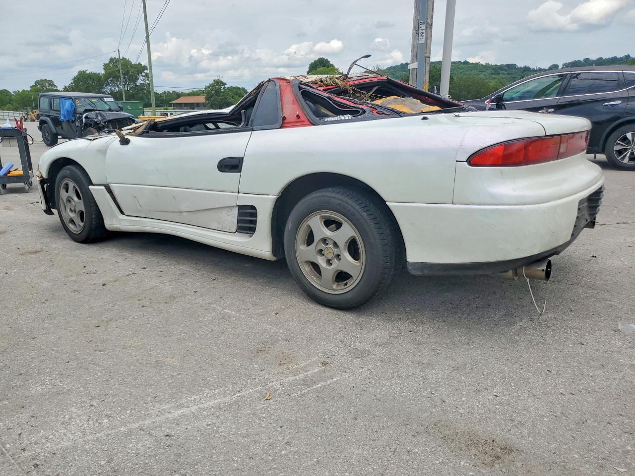 1991 Mitsubishi 3000 Gt White vin: JA3XD54B5MY027177