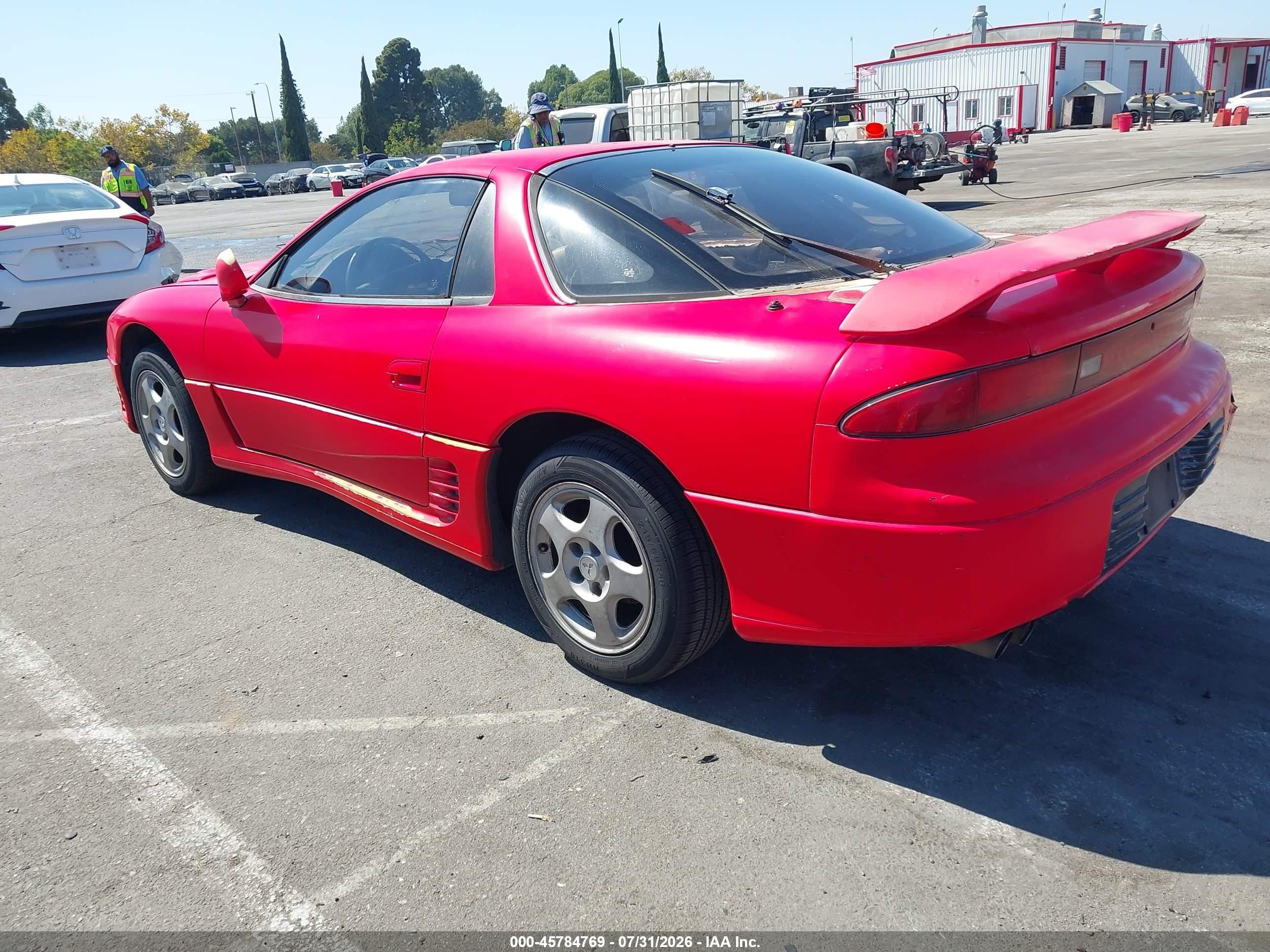 1991 Mitsubishi 3000 Gt Sl Red vin: JA3XD64B1MY008261