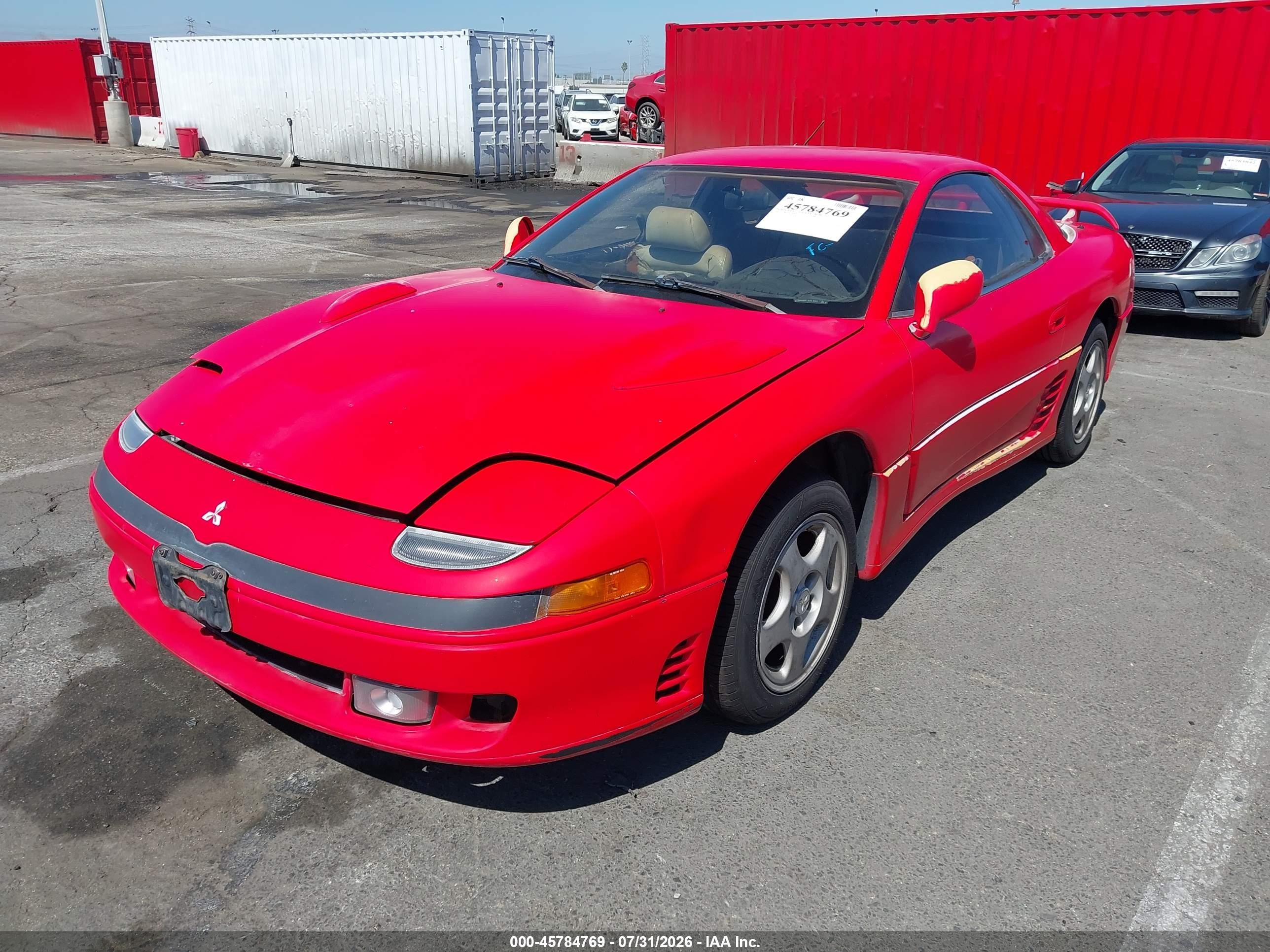 1991 Mitsubishi 3000 Gt Sl Red vin: JA3XD64B1MY008261