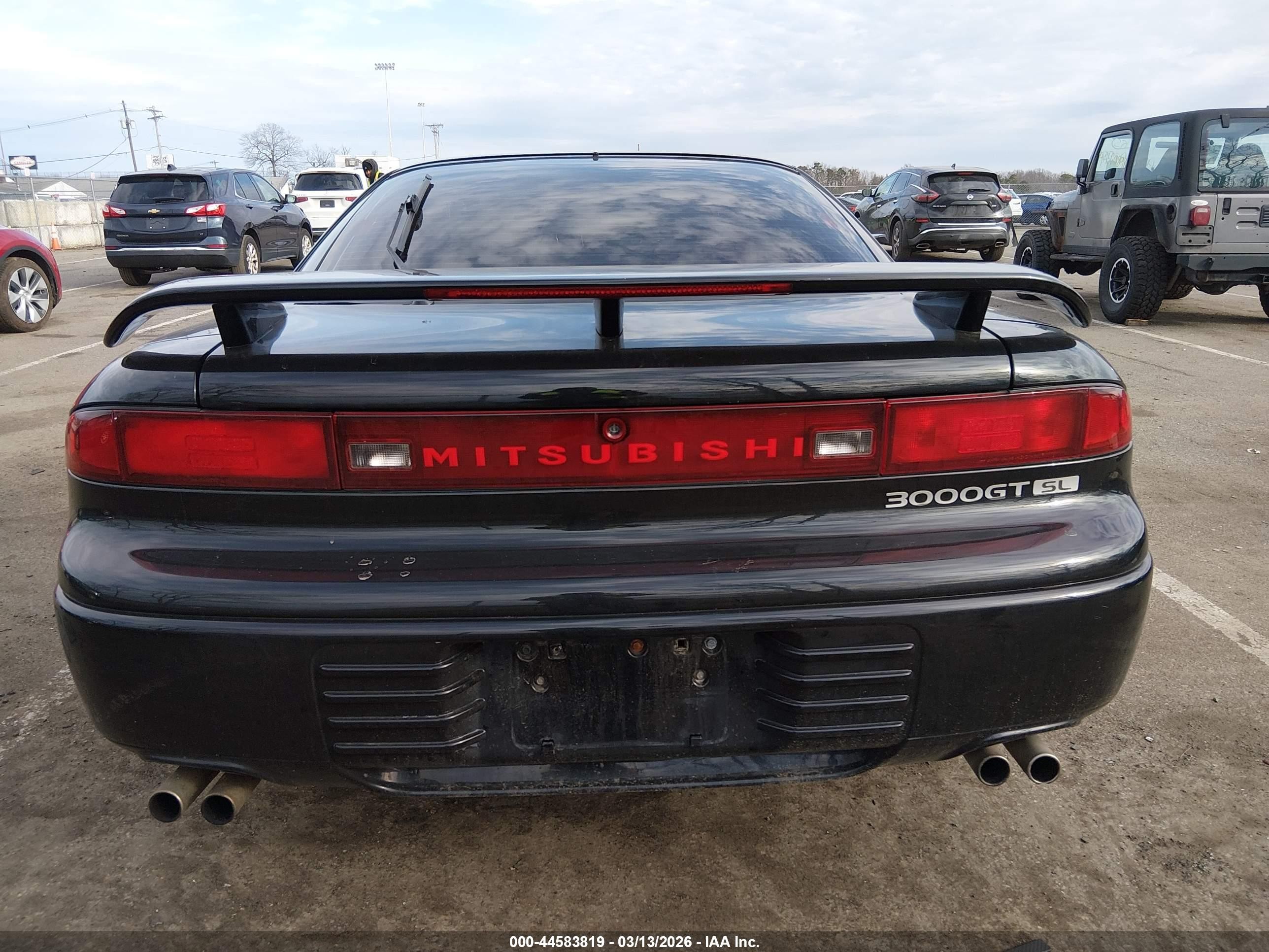 1991 Mitsubishi 3000 Gt Sl Black vin: JA3XD64B5MY013463