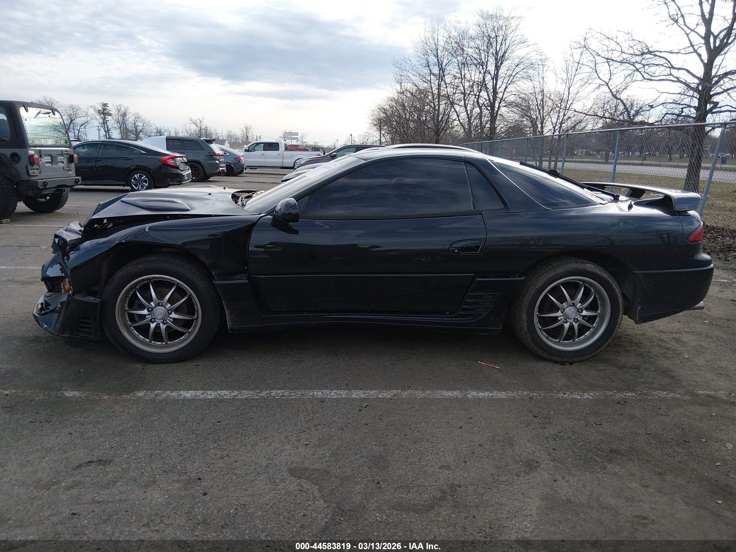 1991 Mitsubishi 3000 Gt Sl Black vin: JA3XD64B5MY013463