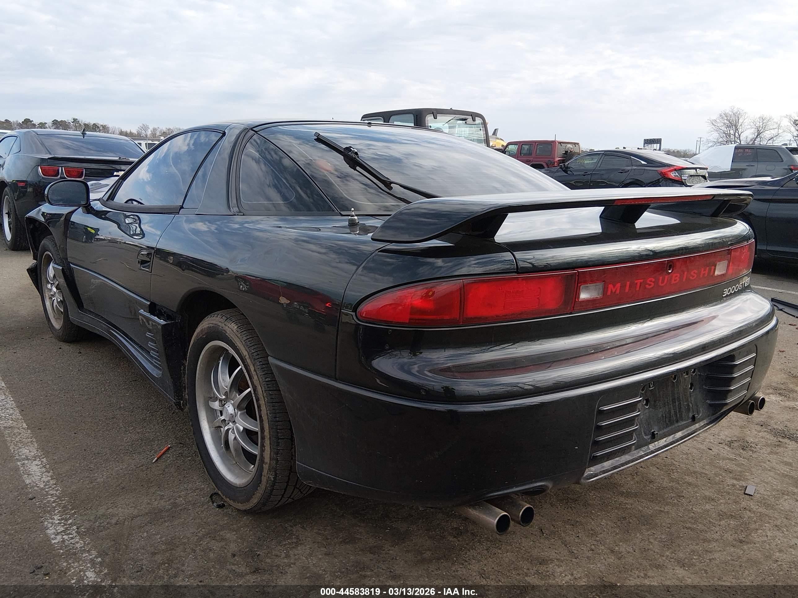 1991 Mitsubishi 3000 Gt Sl Black vin: JA3XD64B5MY013463
