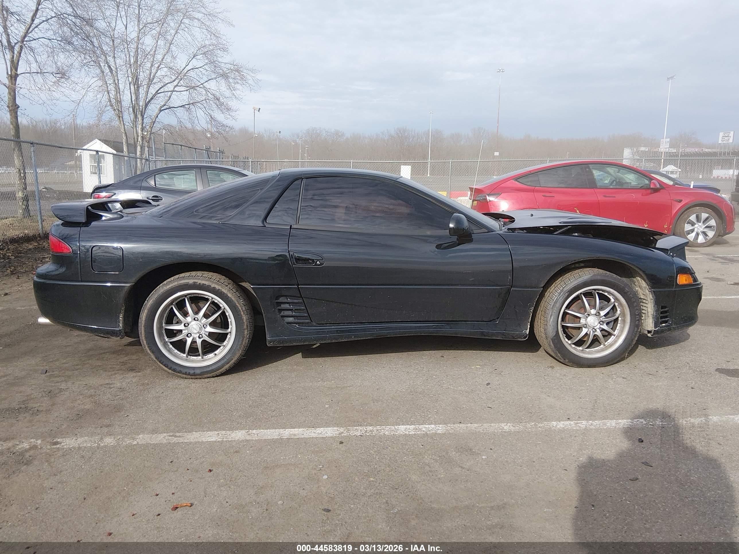 1991 Mitsubishi 3000 Gt Sl Black vin: JA3XD64B5MY013463