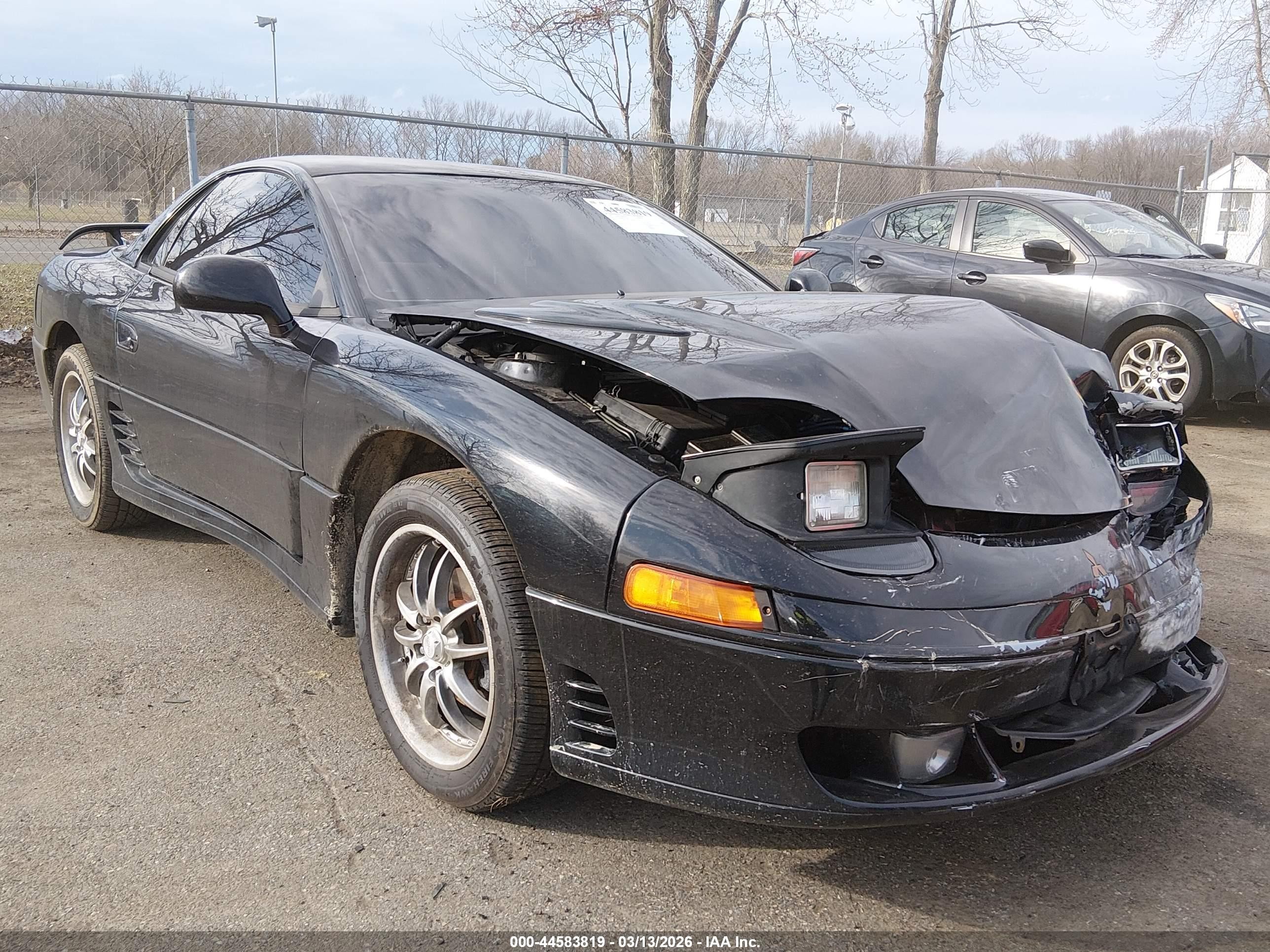 1991 Mitsubishi 3000 Gt Sl Black vin: JA3XD64B5MY013463