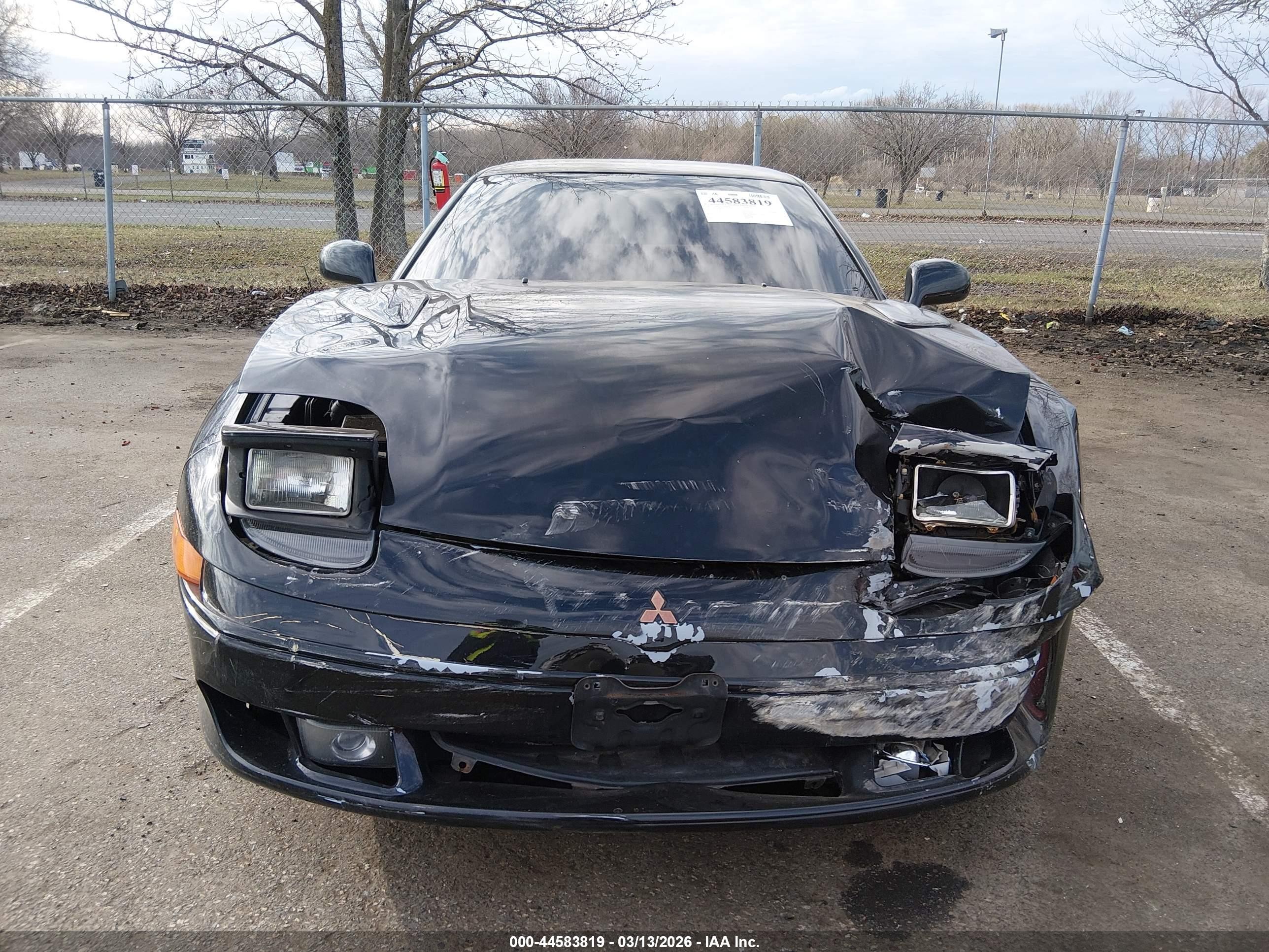 1991 Mitsubishi 3000 Gt Sl Black vin: JA3XD64B5MY013463