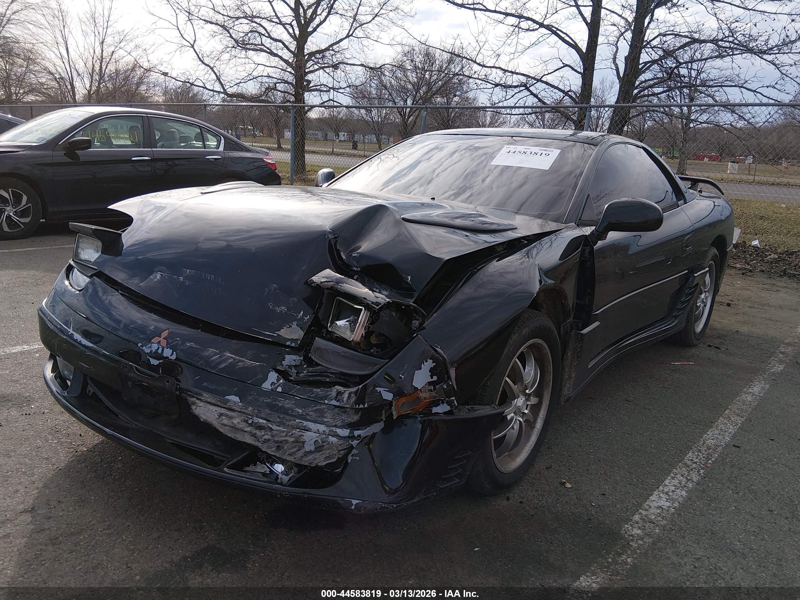1991 Mitsubishi 3000 Gt Sl Black vin: JA3XD64B5MY013463