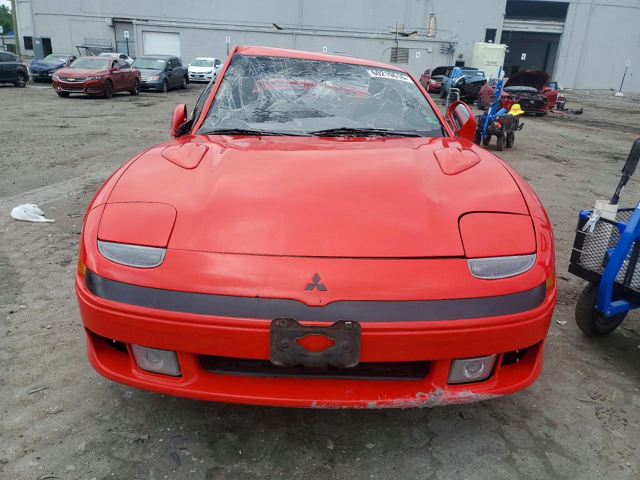1991 Mitsubishi 3000 Gt Sl Red vin: JA3XD64B6MY004772
