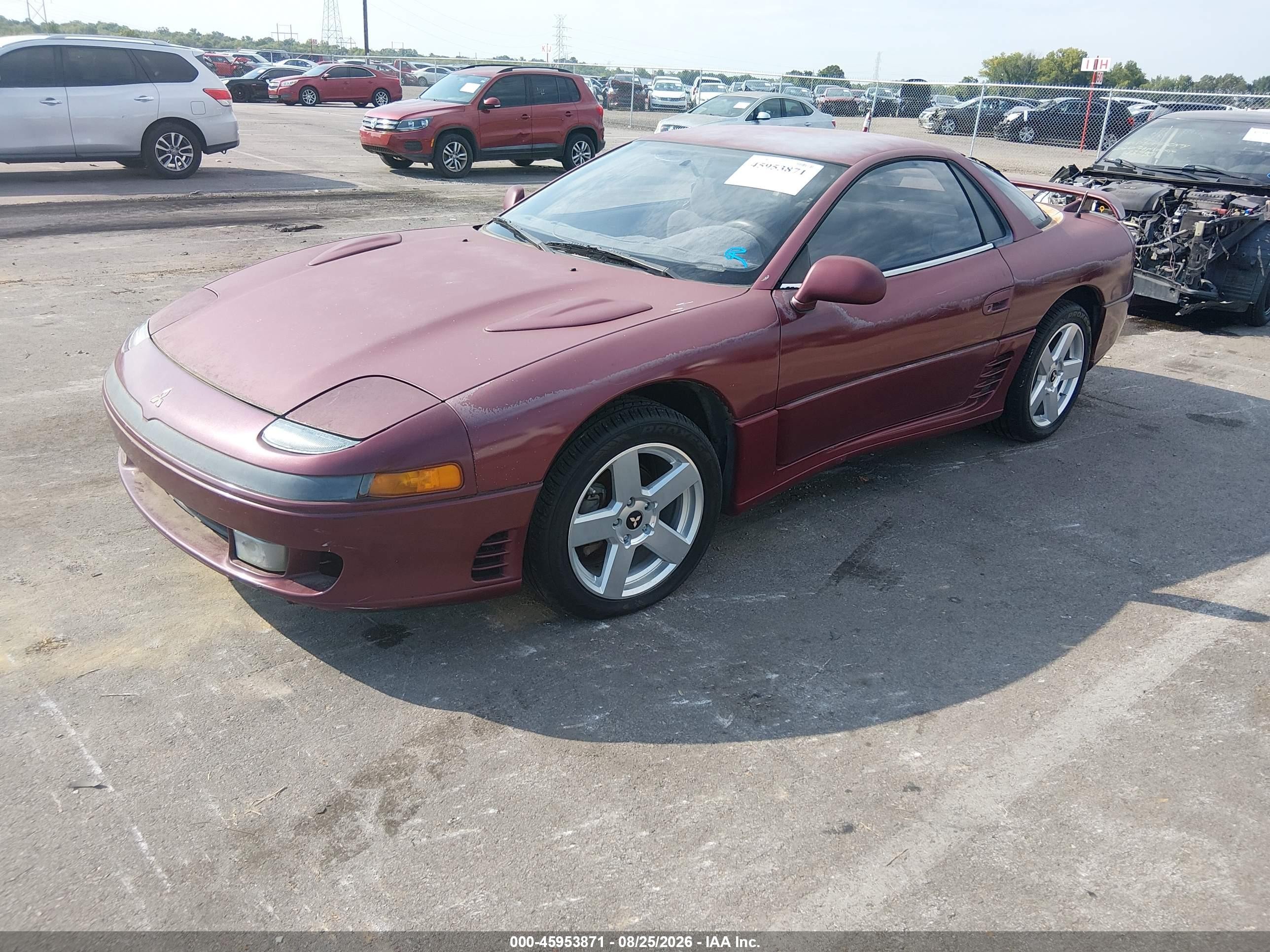 1992 Mitsubishi 3000 Gt Sl Red vin: JA3XD64BXNY023472
