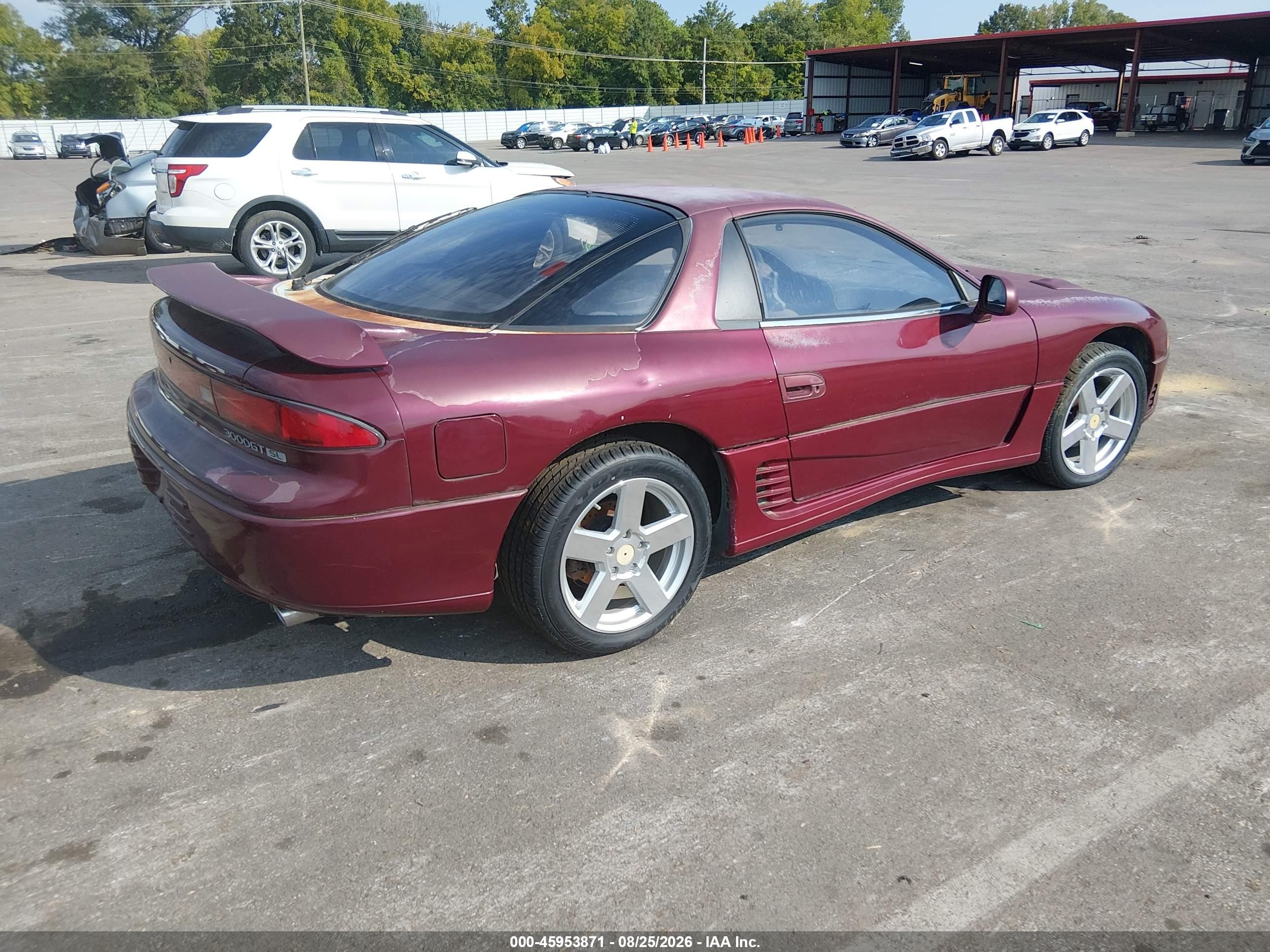1992 Mitsubishi 3000 Gt Sl Red vin: JA3XD64BXNY023472