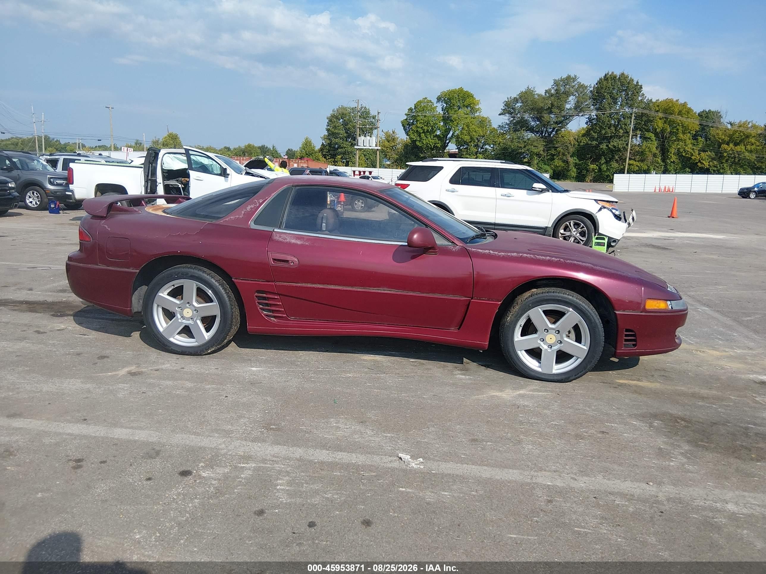 1992 Mitsubishi 3000 Gt Sl Red vin: JA3XD64BXNY023472