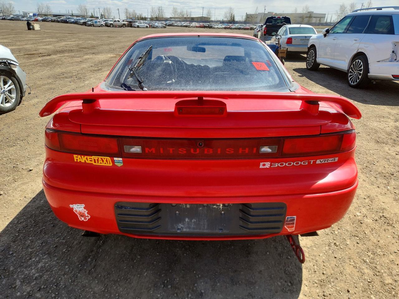 1991 Mitsubishi 3000 Gt Vr4 Red vin: JA3XE74C8MY019396