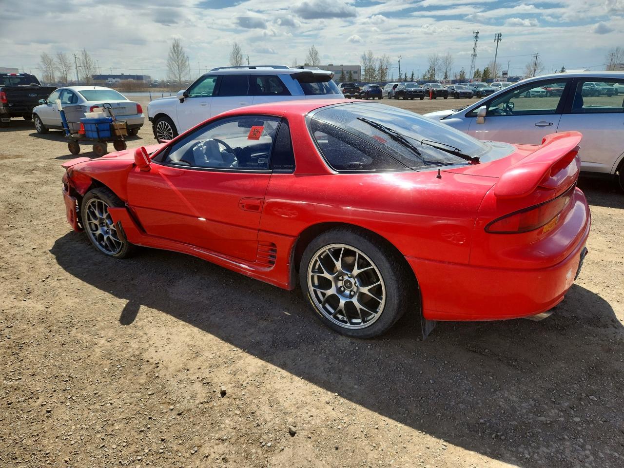 1991 Mitsubishi 3000 Gt Vr4 Red vin: JA3XE74C8MY019396