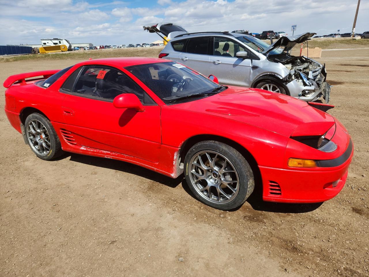 1991 Mitsubishi 3000 Gt Vr4 Red vin: JA3XE74C8MY019396