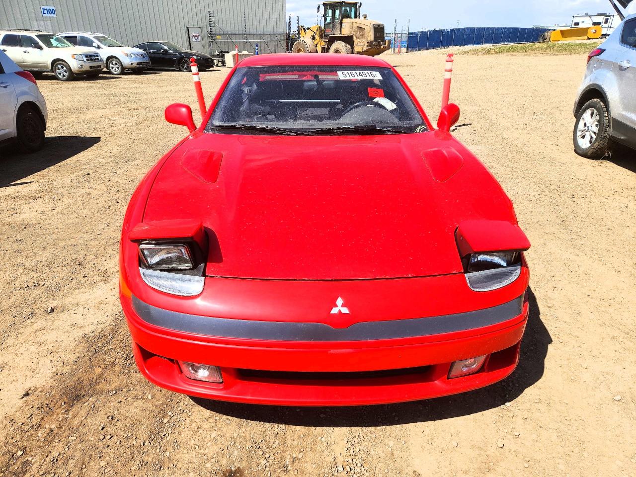 1991 Mitsubishi 3000 Gt Vr4 Red vin: JA3XE74C8MY019396