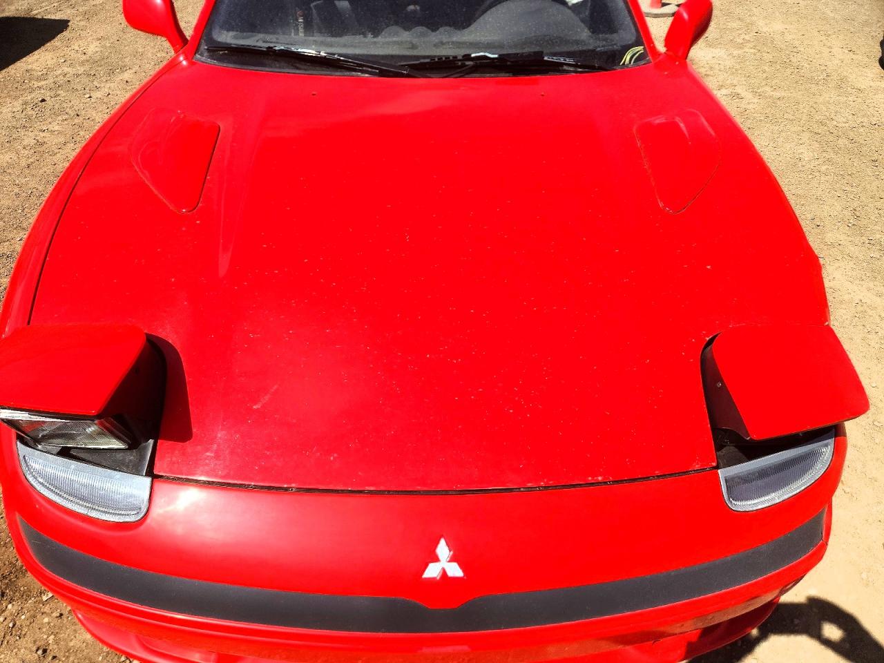 1991 Mitsubishi 3000 Gt Vr4 Red vin: JA3XE74C8MY019396