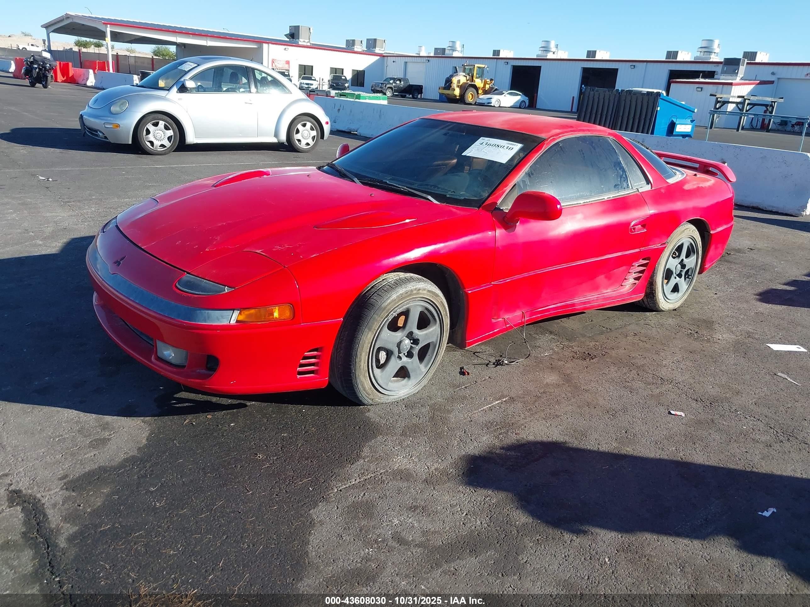 1992 Mitsubishi 3000 Gt Vr4 Red vin: JA3XE74C9NY022471