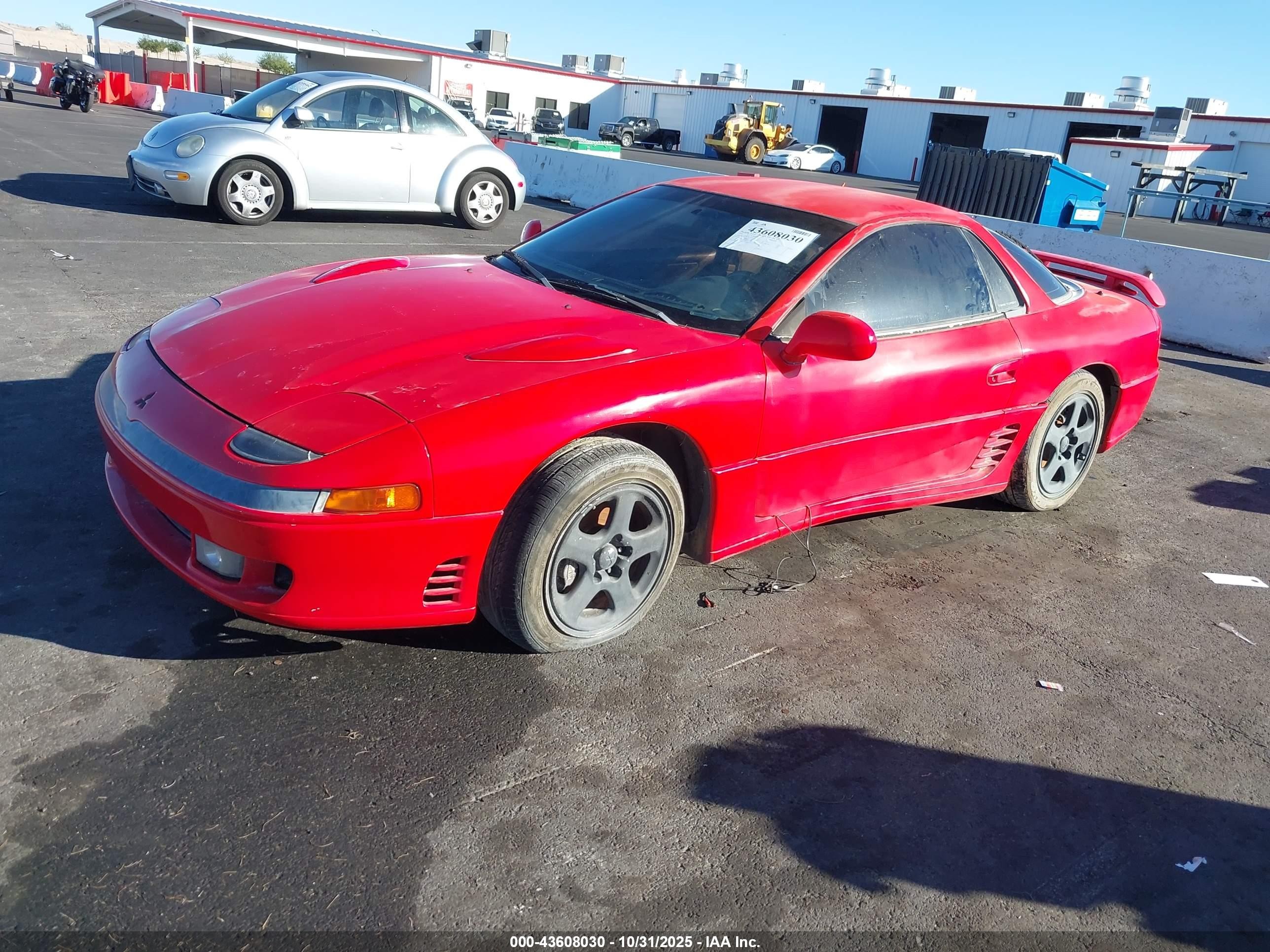 1992 Mitsubishi 3000 Gt Vr4 Red vin: JA3XE74C9NY022471