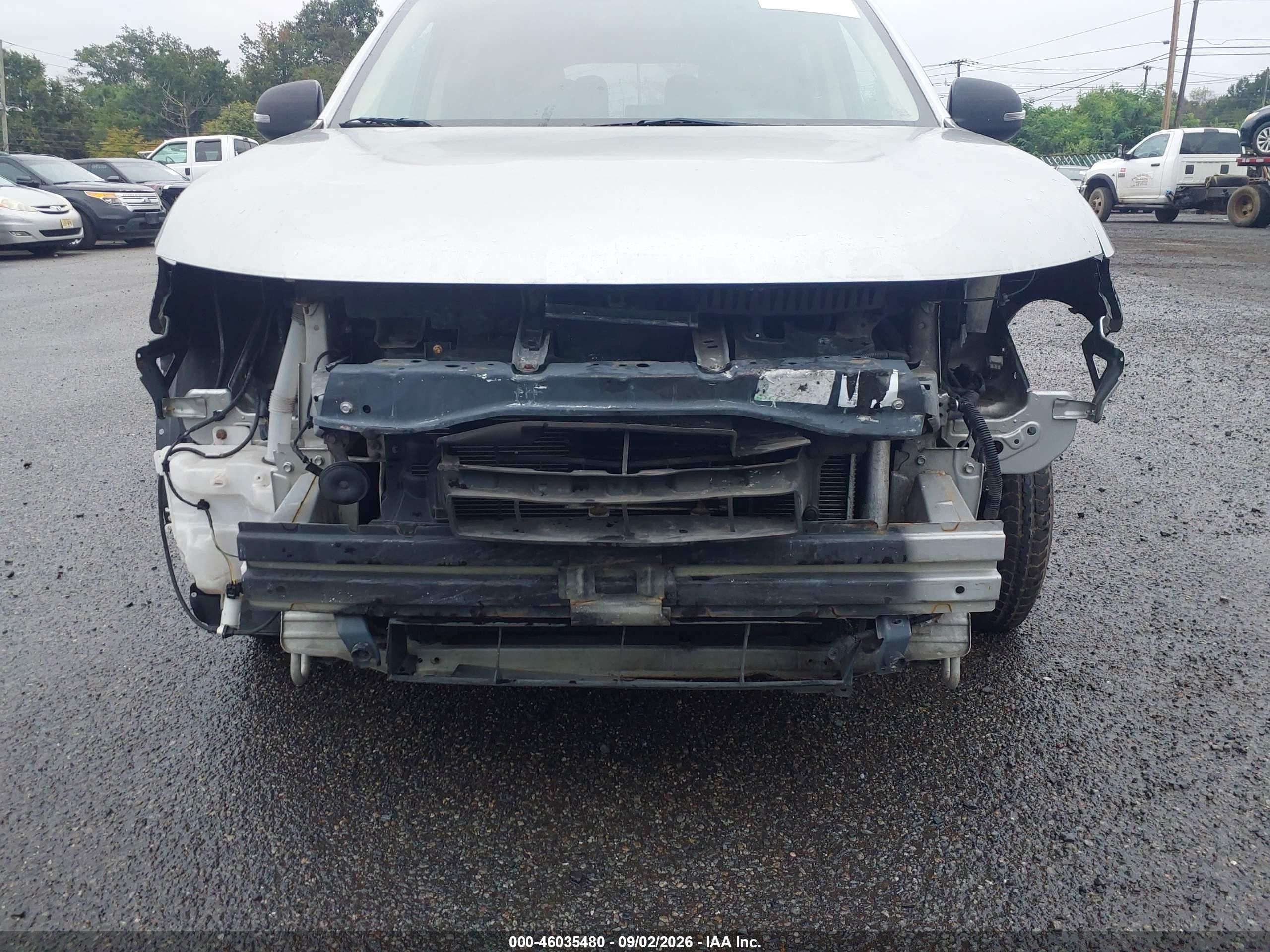2020 Mitsubishi Outlander Es 2.4 Gray vin: JA4AD2A30LZ045513