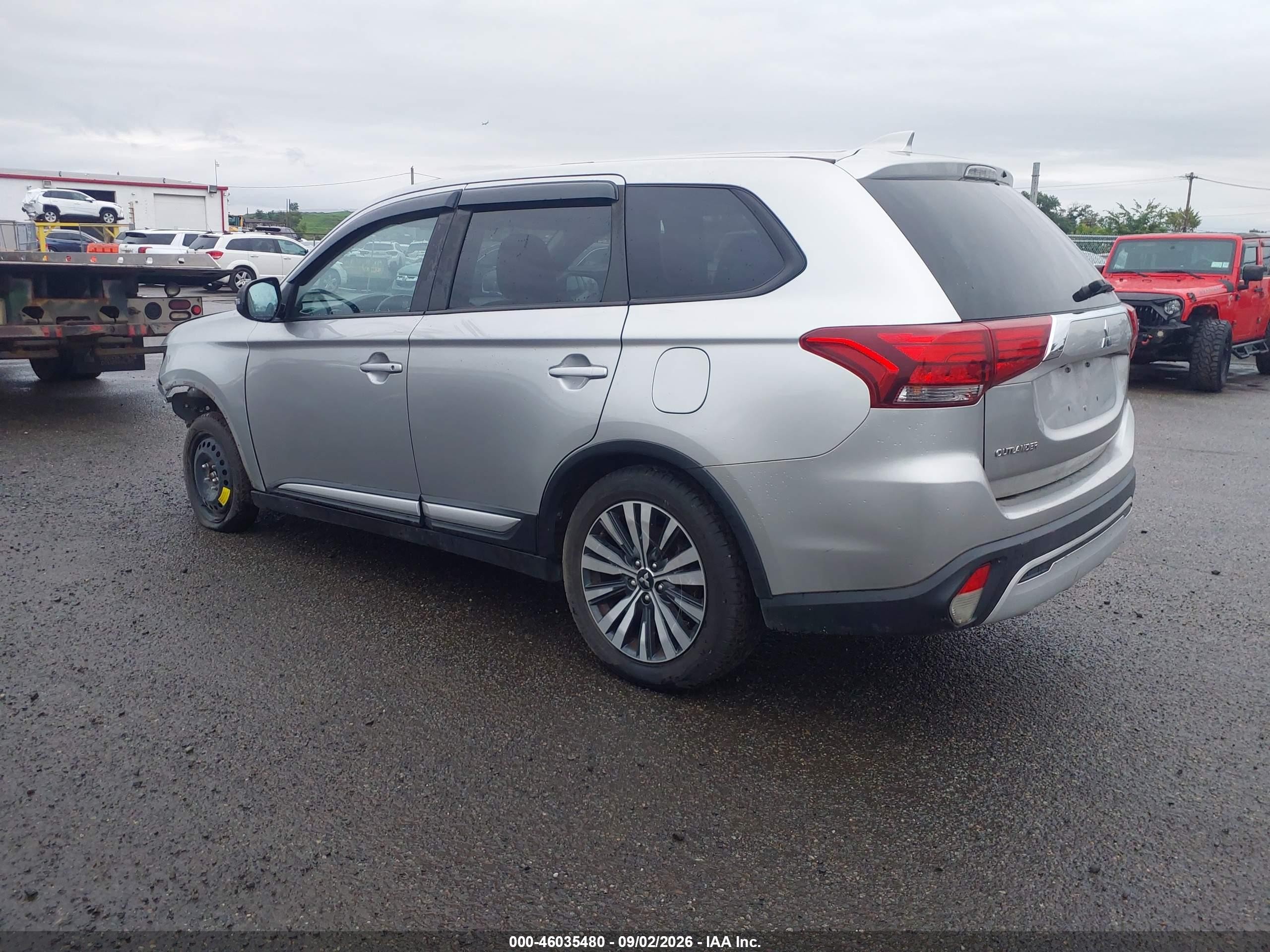 2020 Mitsubishi Outlander Es 2.4 Gray vin: JA4AD2A30LZ045513