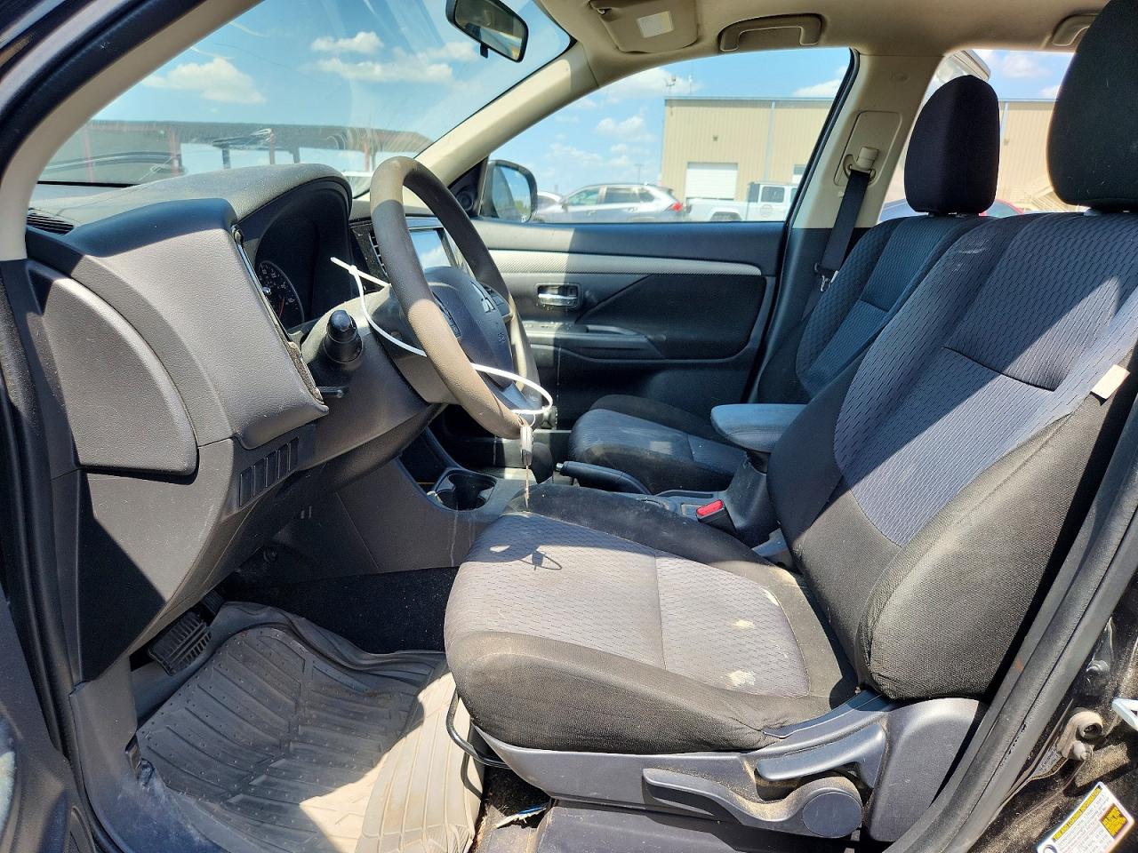 2014 Mitsubishi Outlander Es Black vin: JA4AD2A32EZ011883