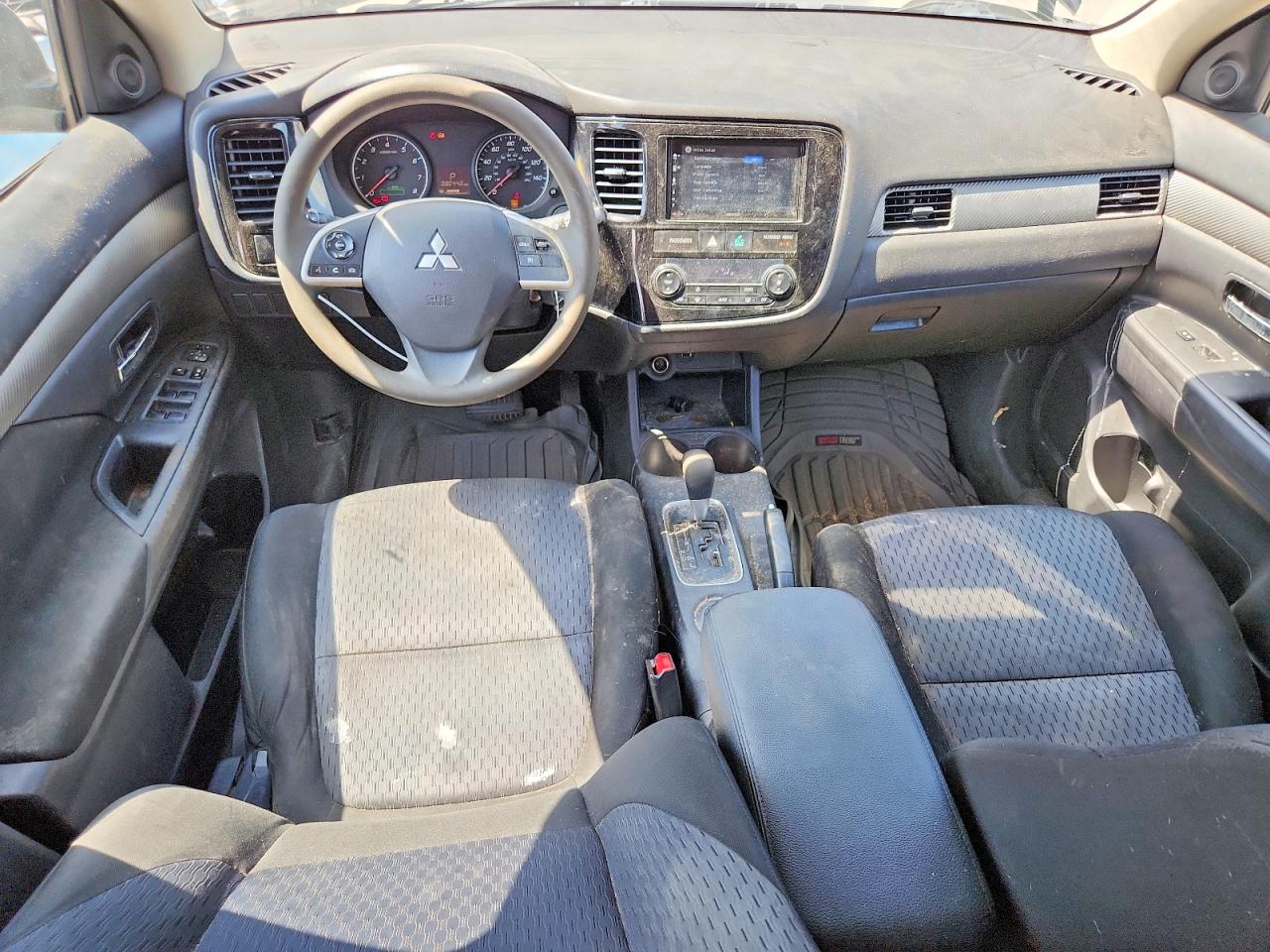 2014 Mitsubishi Outlander Es Black vin: JA4AD2A32EZ011883