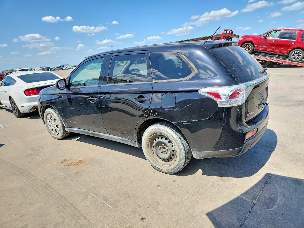 2014 Mitsubishi Outlander Es Black vin: JA4AD2A32EZ011883