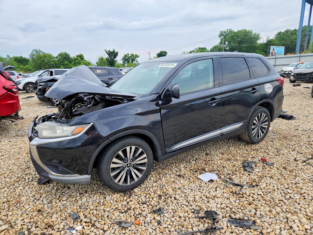 2020 Mitsubishi Outlander Es Black vin: JA4AD2A32LZ004624