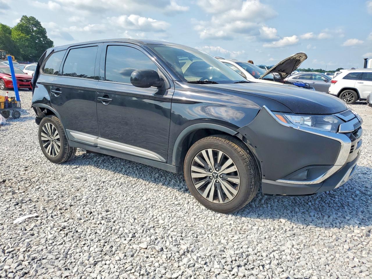 2019 Mitsubishi Outlander Black vin: JA4AD2A33KZ004310