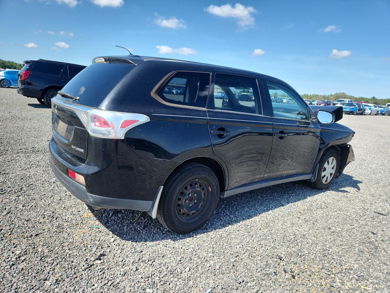 2014 Mitsubishi Outlander Es Black vin: JA4AD2A34EZ004143