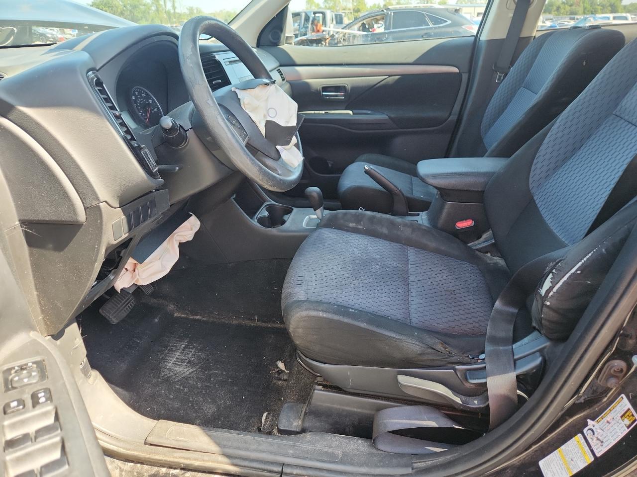 2014 Mitsubishi Outlander Es Black vin: JA4AD2A34EZ004143