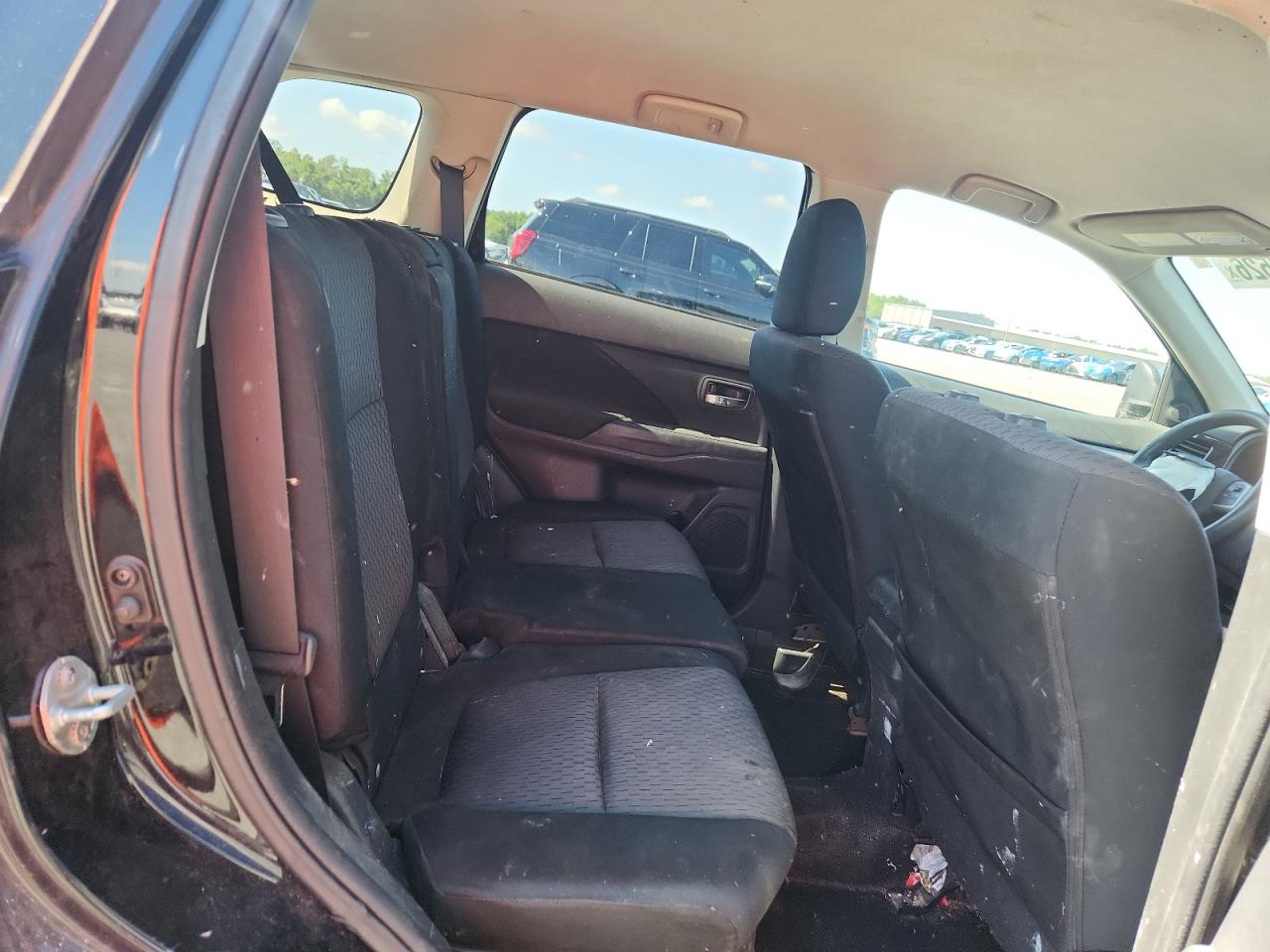 2014 Mitsubishi Outlander Es Black vin: JA4AD2A34EZ004143