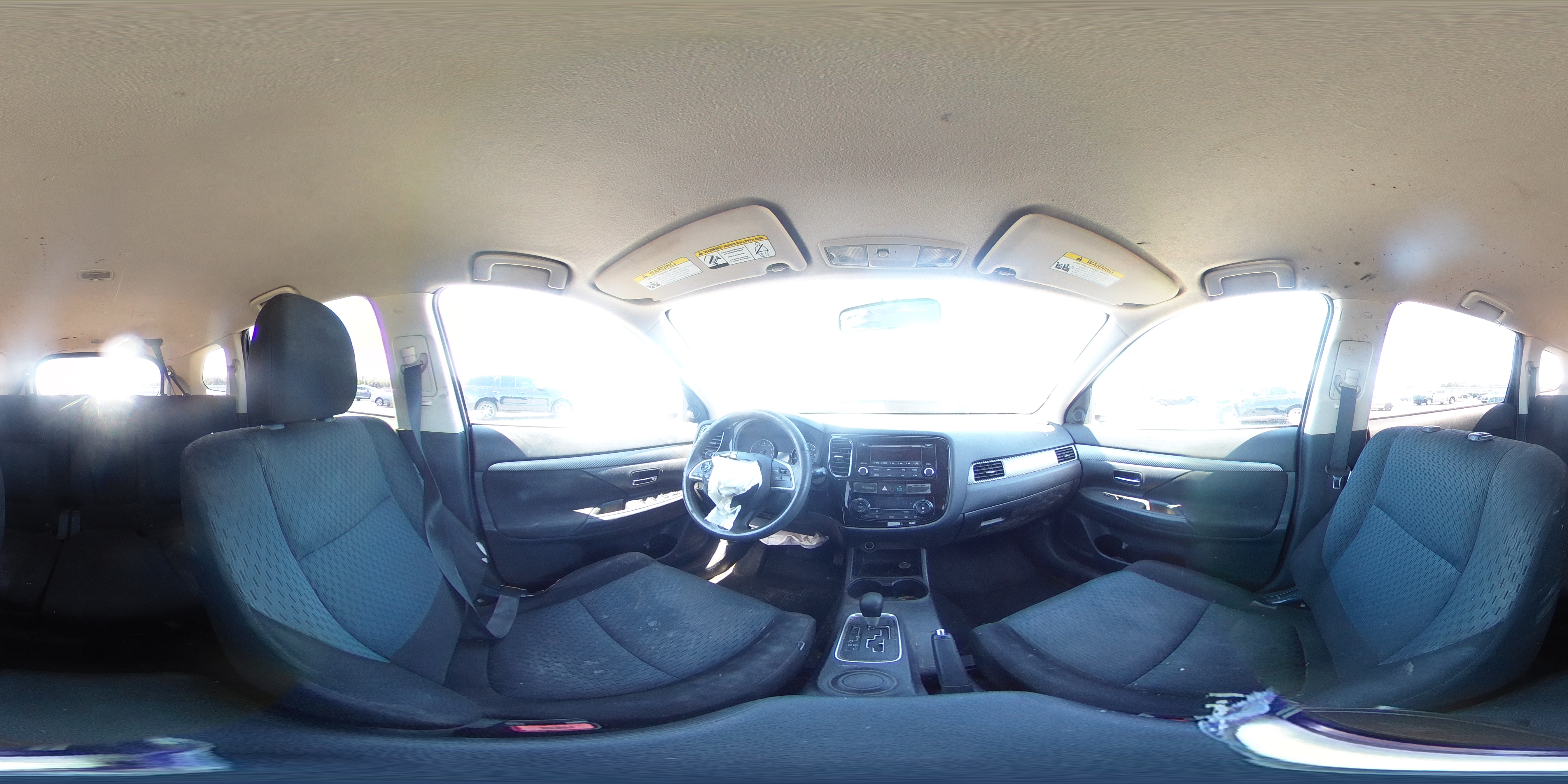 2014 Mitsubishi Outlander Es Black vin: JA4AD2A34EZ004143