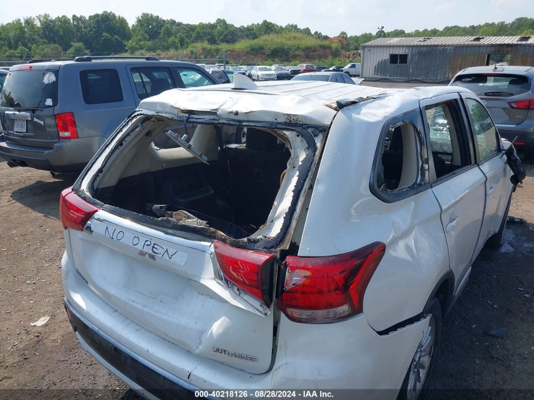 2017 Mitsubishi Outlander Es Белый vin: JA4AD2A34HZ057848