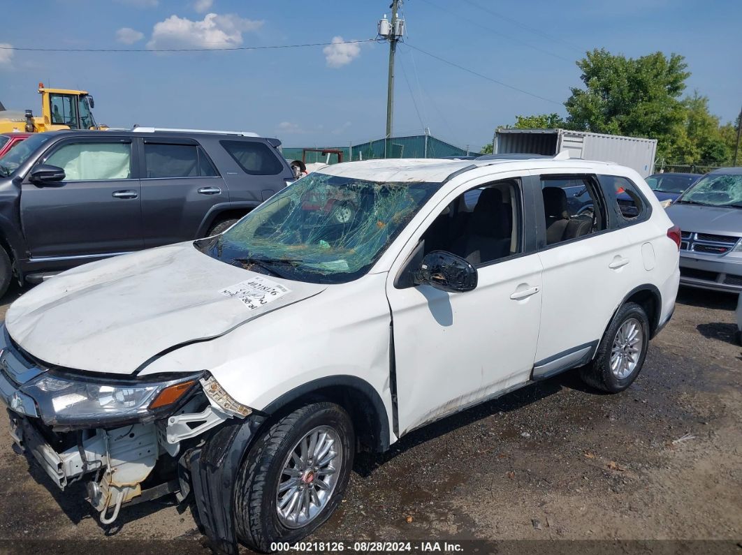 2017 Mitsubishi Outlander Es Белый vin: JA4AD2A34HZ057848