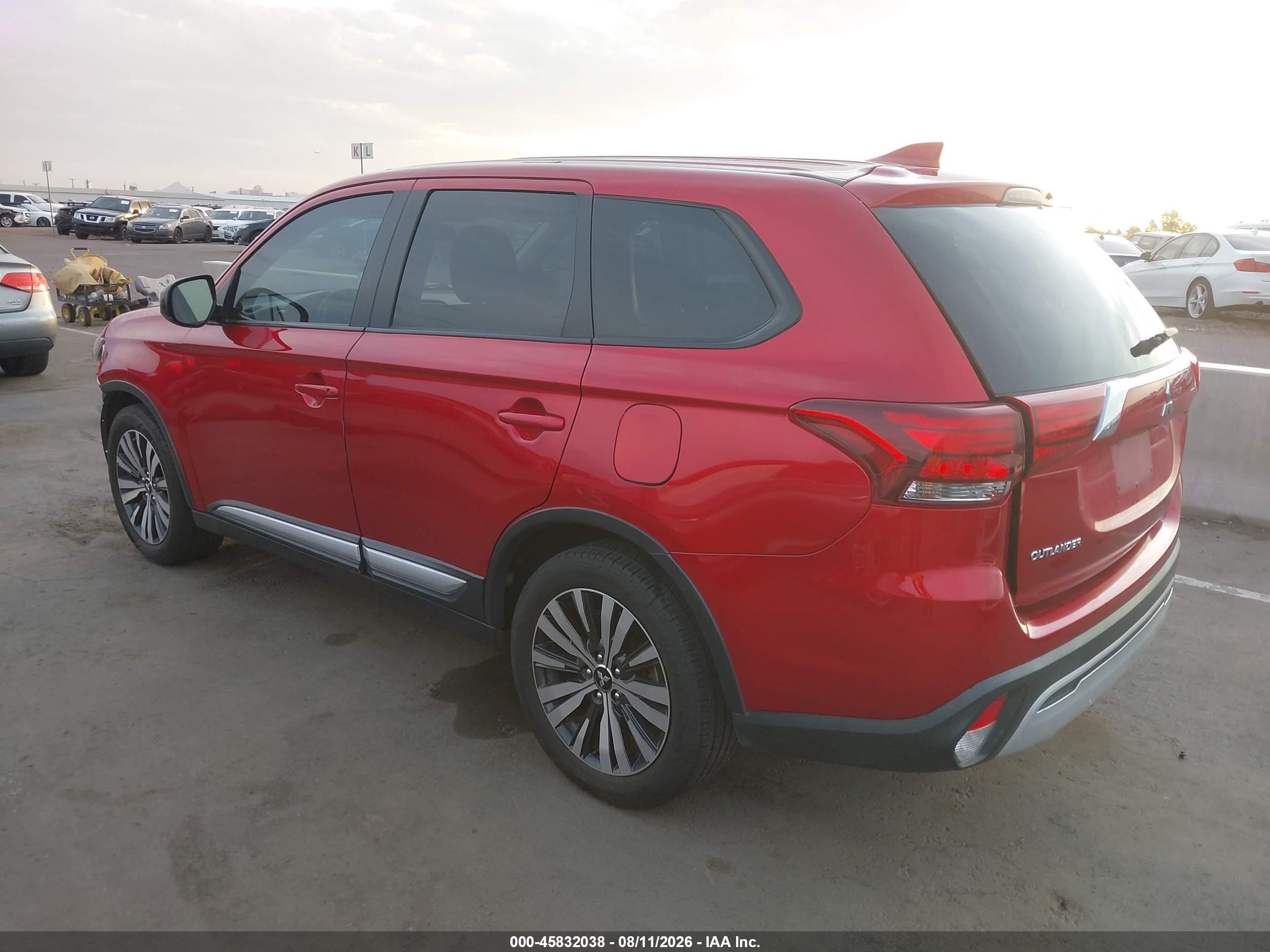 2020 Mitsubishi Outlander Es 2.4 Red vin: JA4AD2A34LZ000106