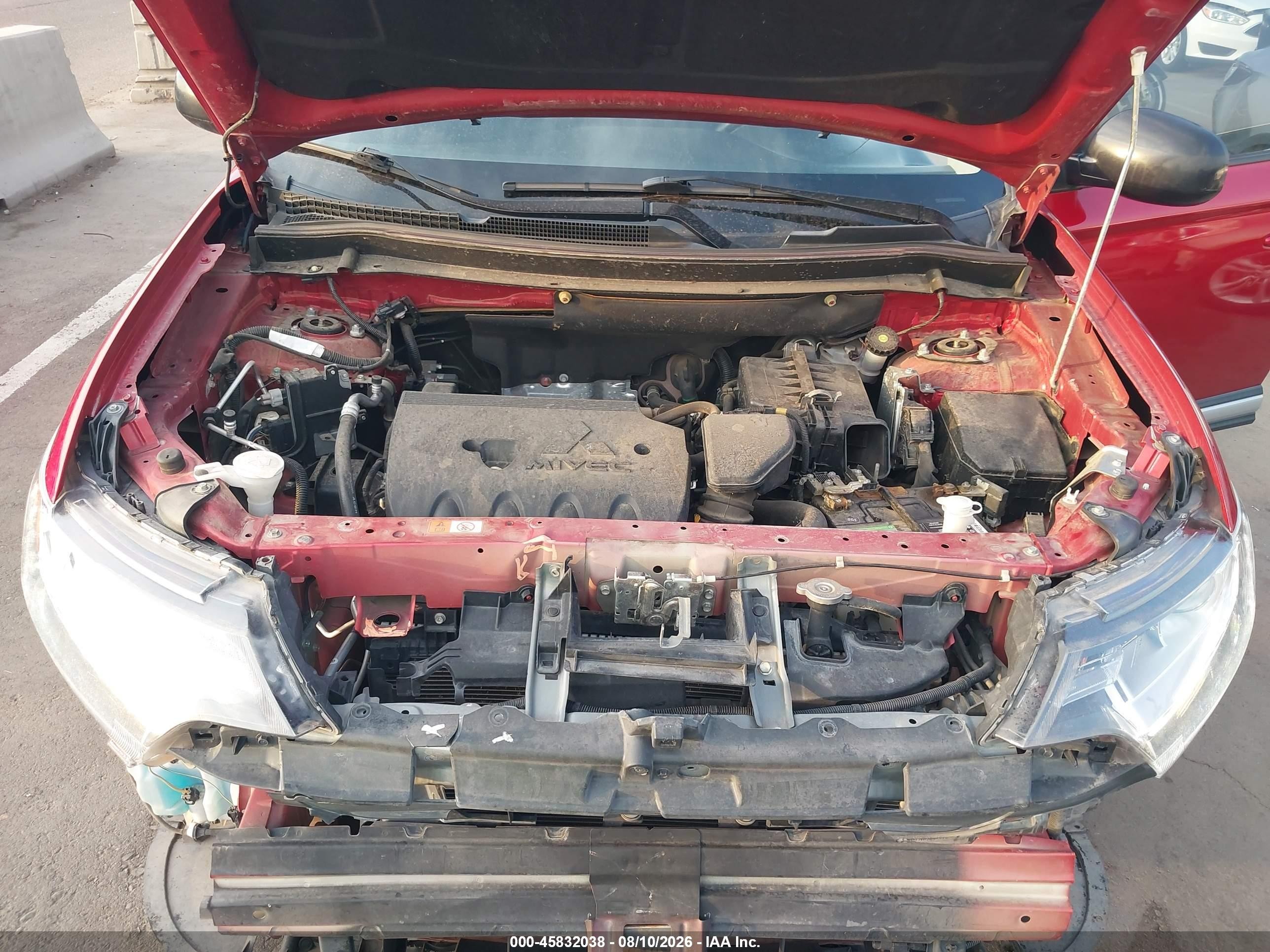 2020 Mitsubishi Outlander Es 2.4 Red vin: JA4AD2A34LZ000106