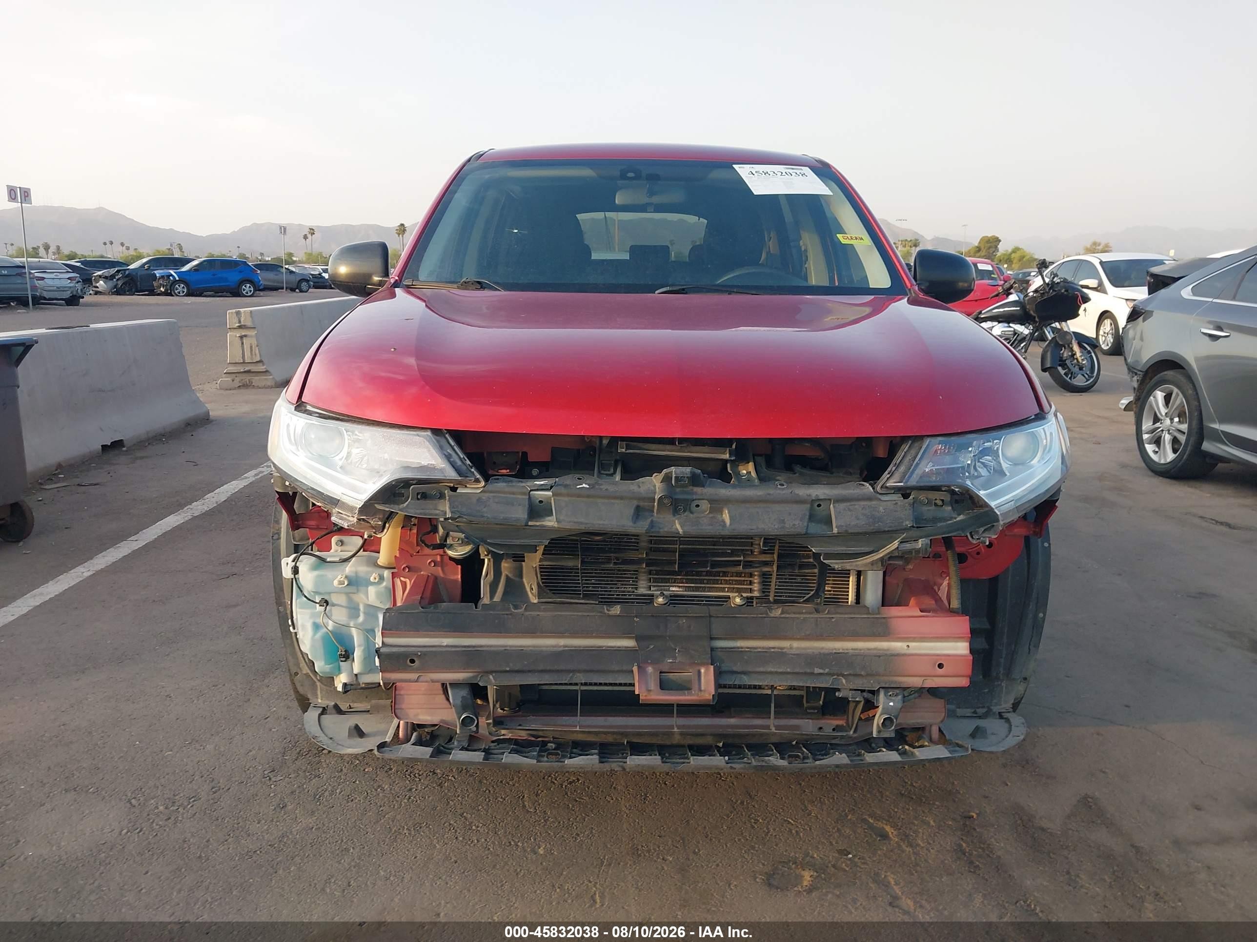 2020 Mitsubishi Outlander Es 2.4 Red vin: JA4AD2A34LZ000106