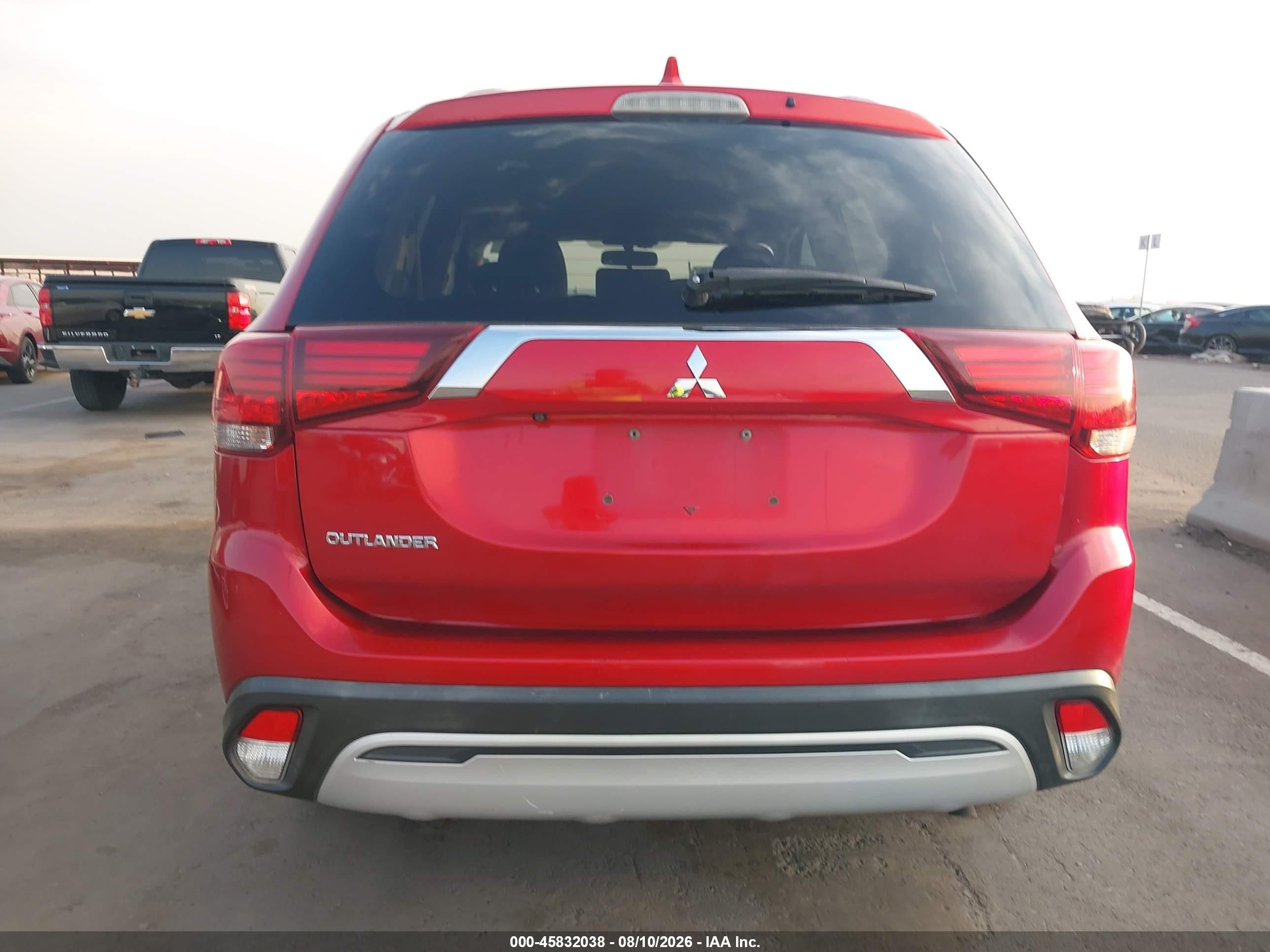 2020 Mitsubishi Outlander Es 2.4 Red vin: JA4AD2A34LZ000106