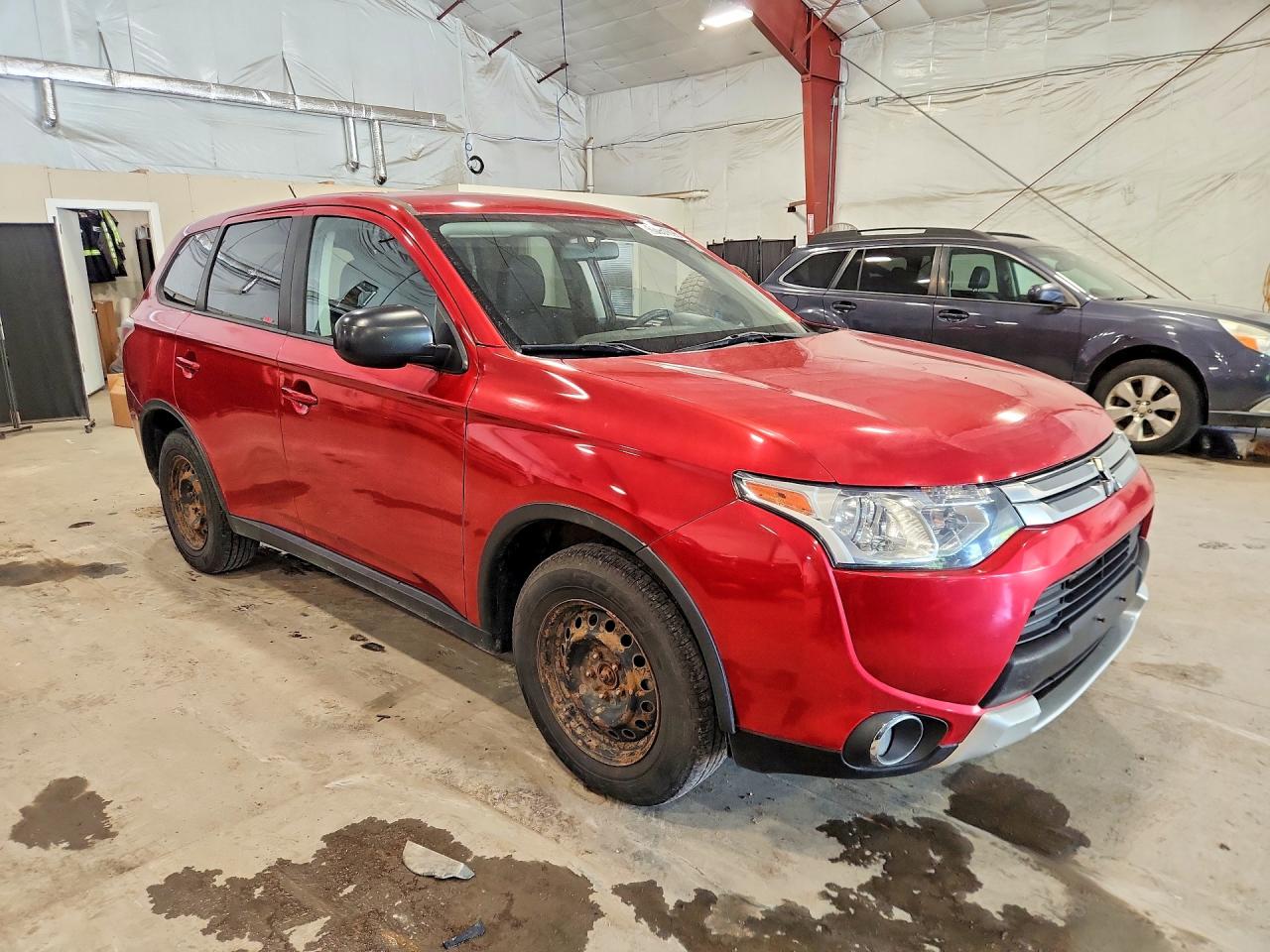 2015 Mitsubishi Outlander Es Red vin: JA4AD2A36FZ000354