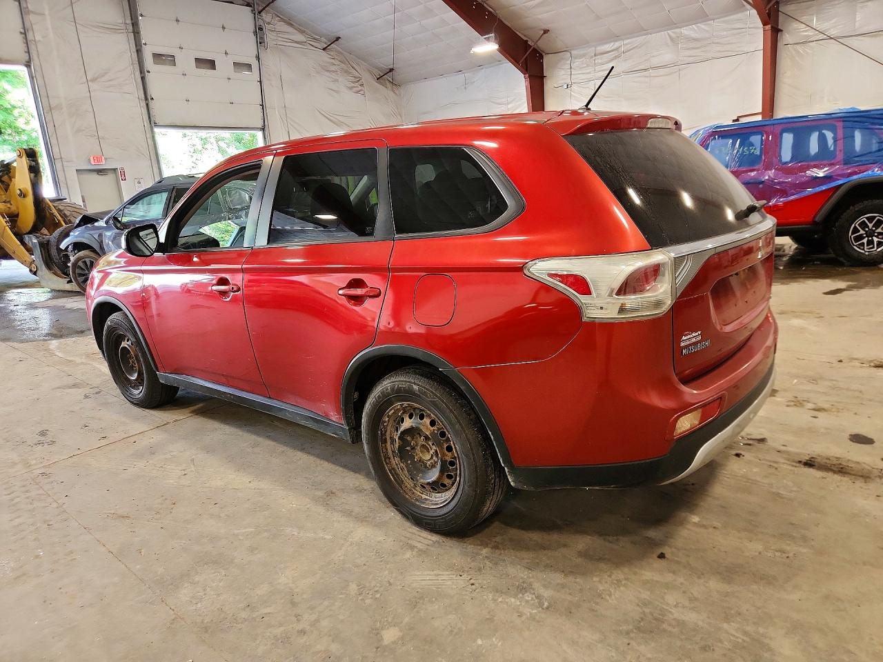 2015 Mitsubishi Outlander Es Red vin: JA4AD2A36FZ000354