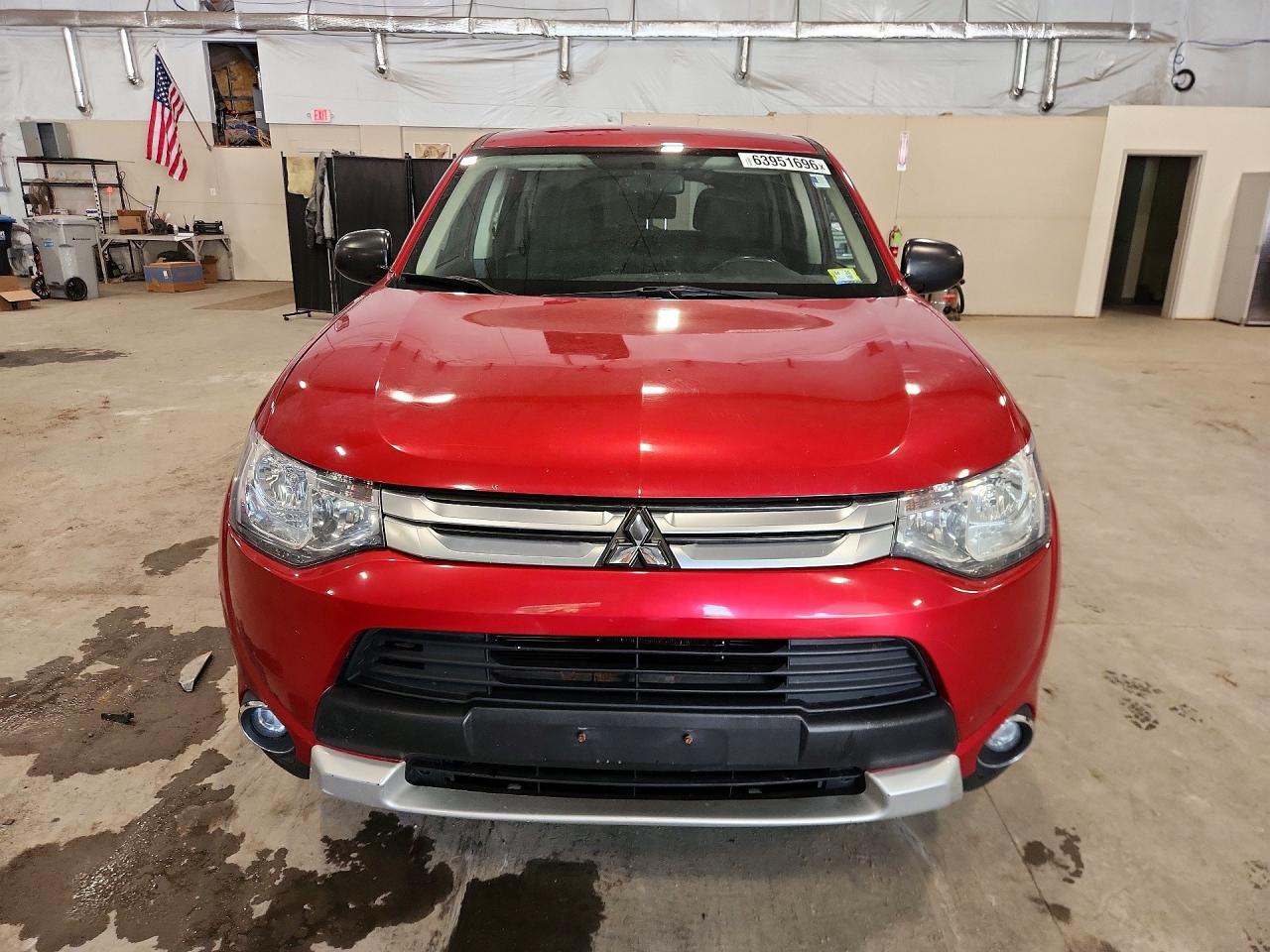 2015 Mitsubishi Outlander Es Red vin: JA4AD2A36FZ000354
