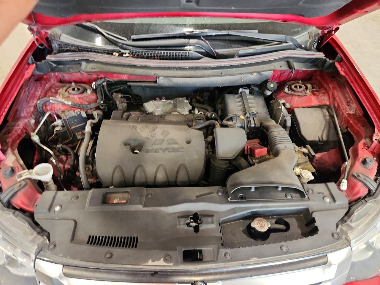 2015 Mitsubishi Outlander Es Red vin: JA4AD2A36FZ000354