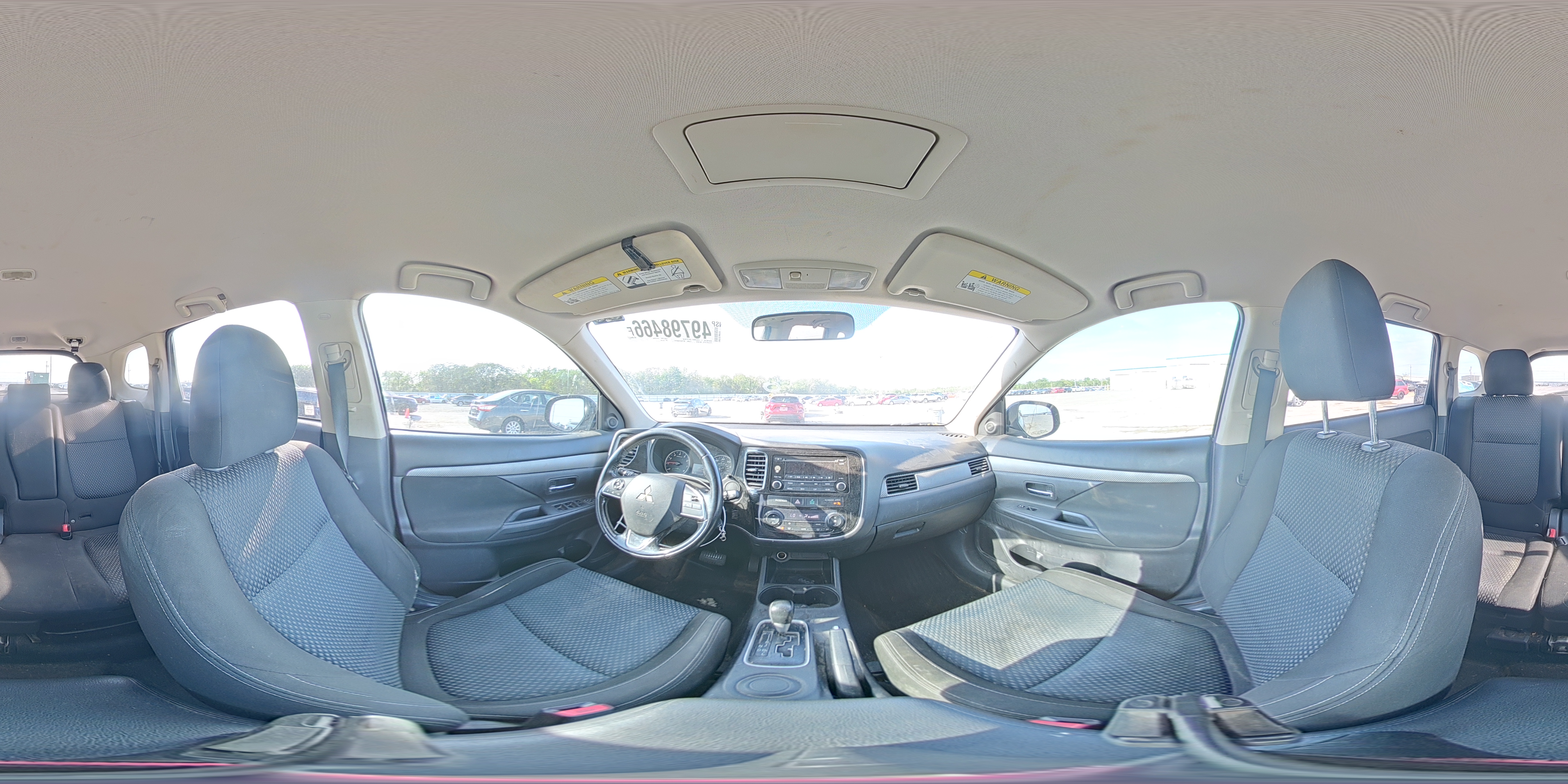 2016 Mitsubishi Outlander Es Черный vin: JA4AD2A36GZ045490