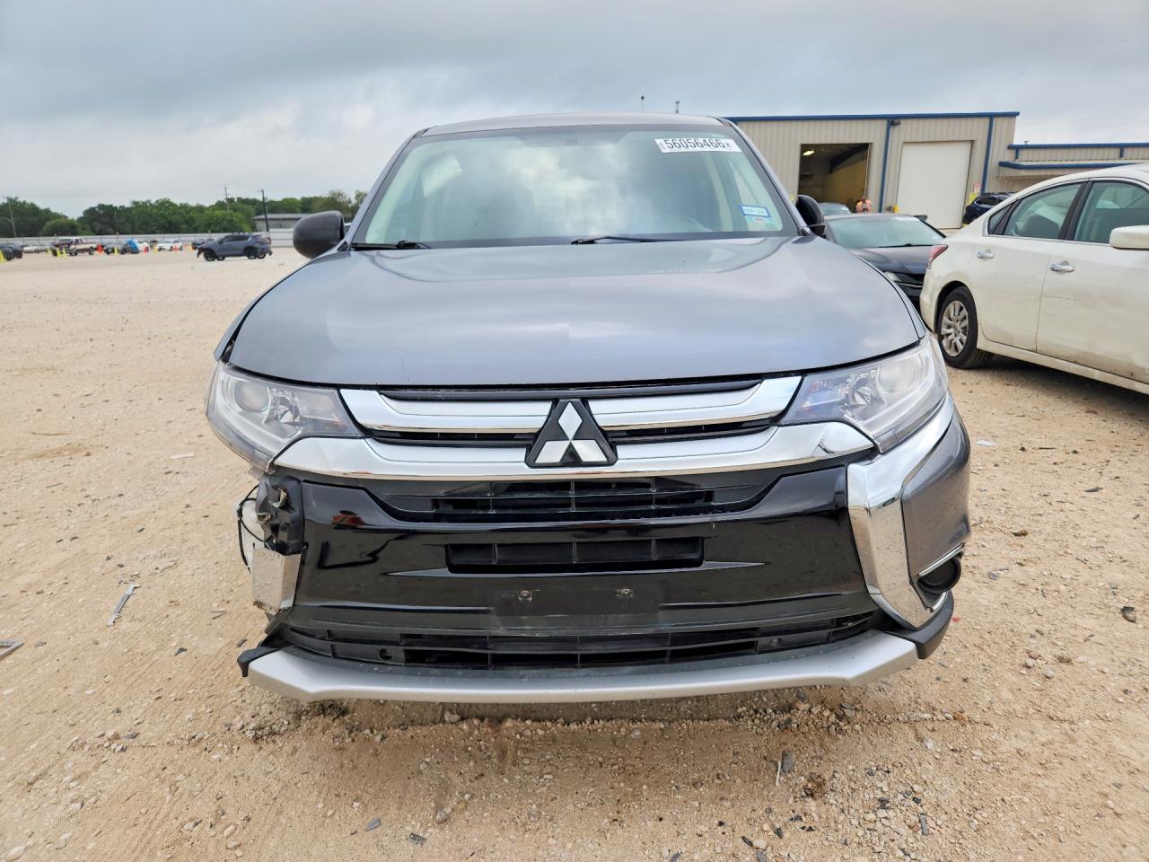 2018 Mitsubishi Outlander Es Серый vin: JA4AD2A37JJ002668