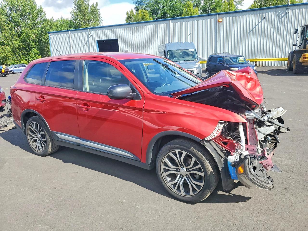 2016 Mitsubishi Outlander Es Red vin: JA4AD2A3XGZ059893