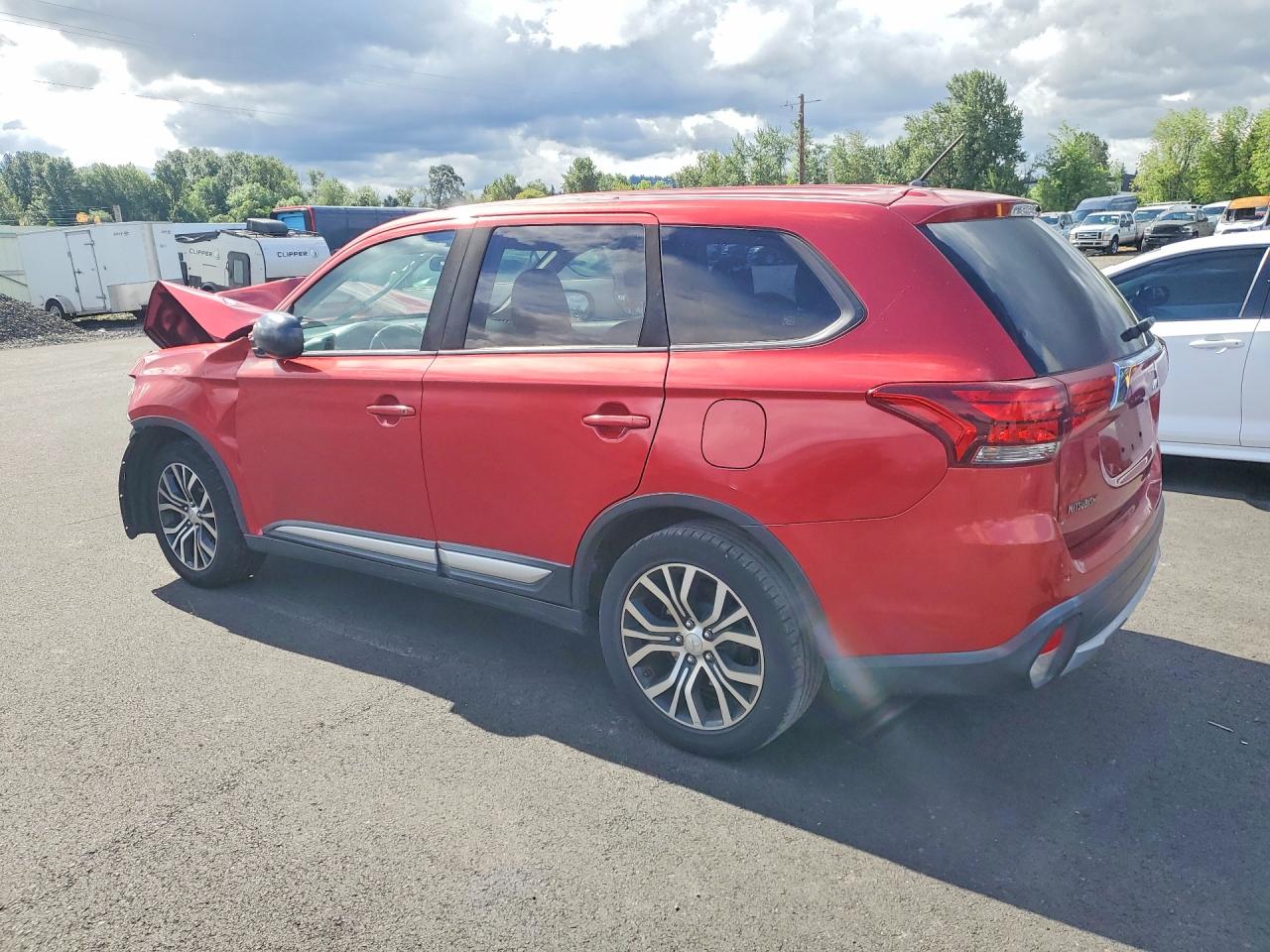 2016 Mitsubishi Outlander Es Red vin: JA4AD2A3XGZ059893