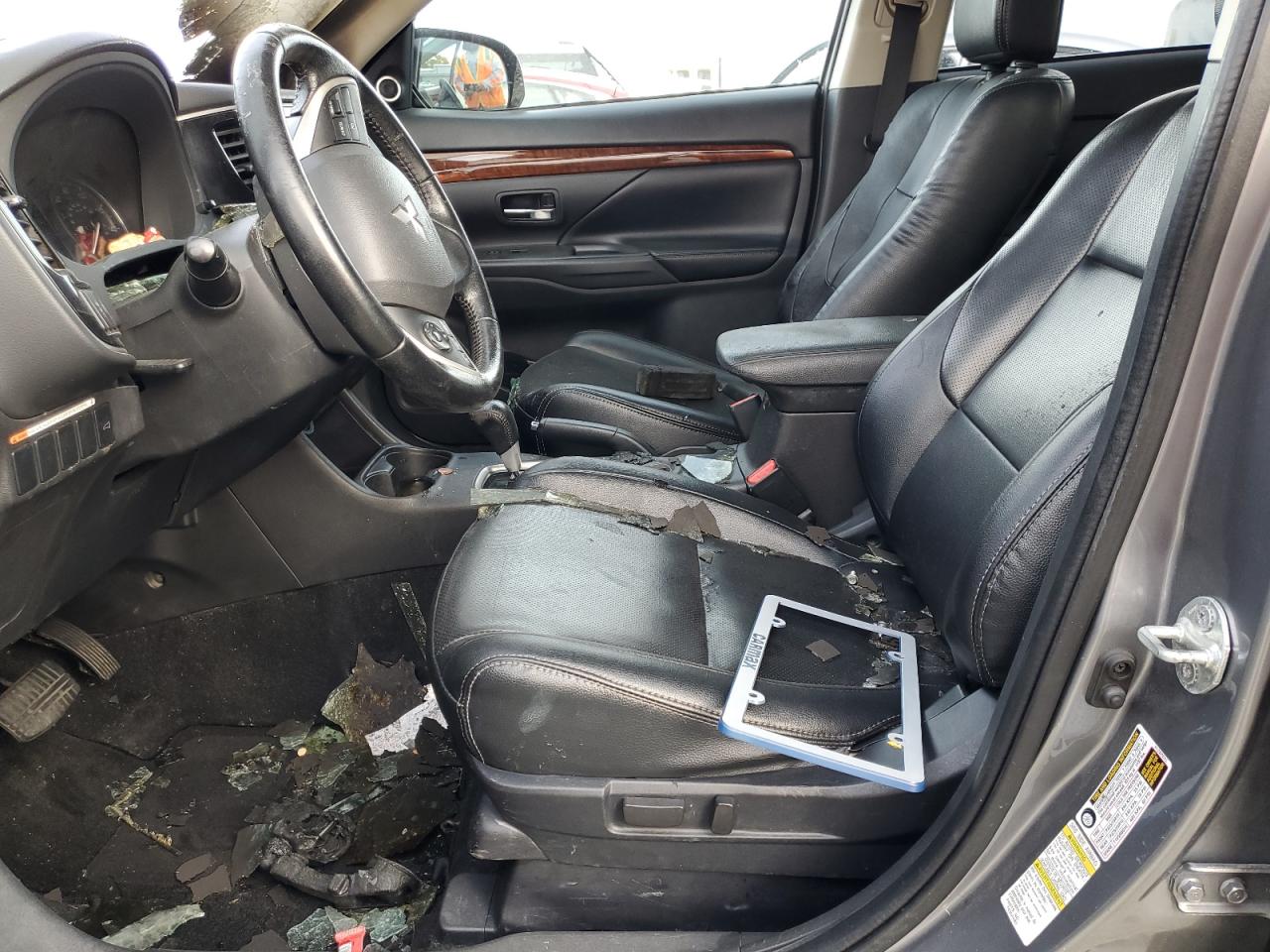 2014 Mitsubishi Outlander Se Gray vin: JA4AD3A30EZ009331